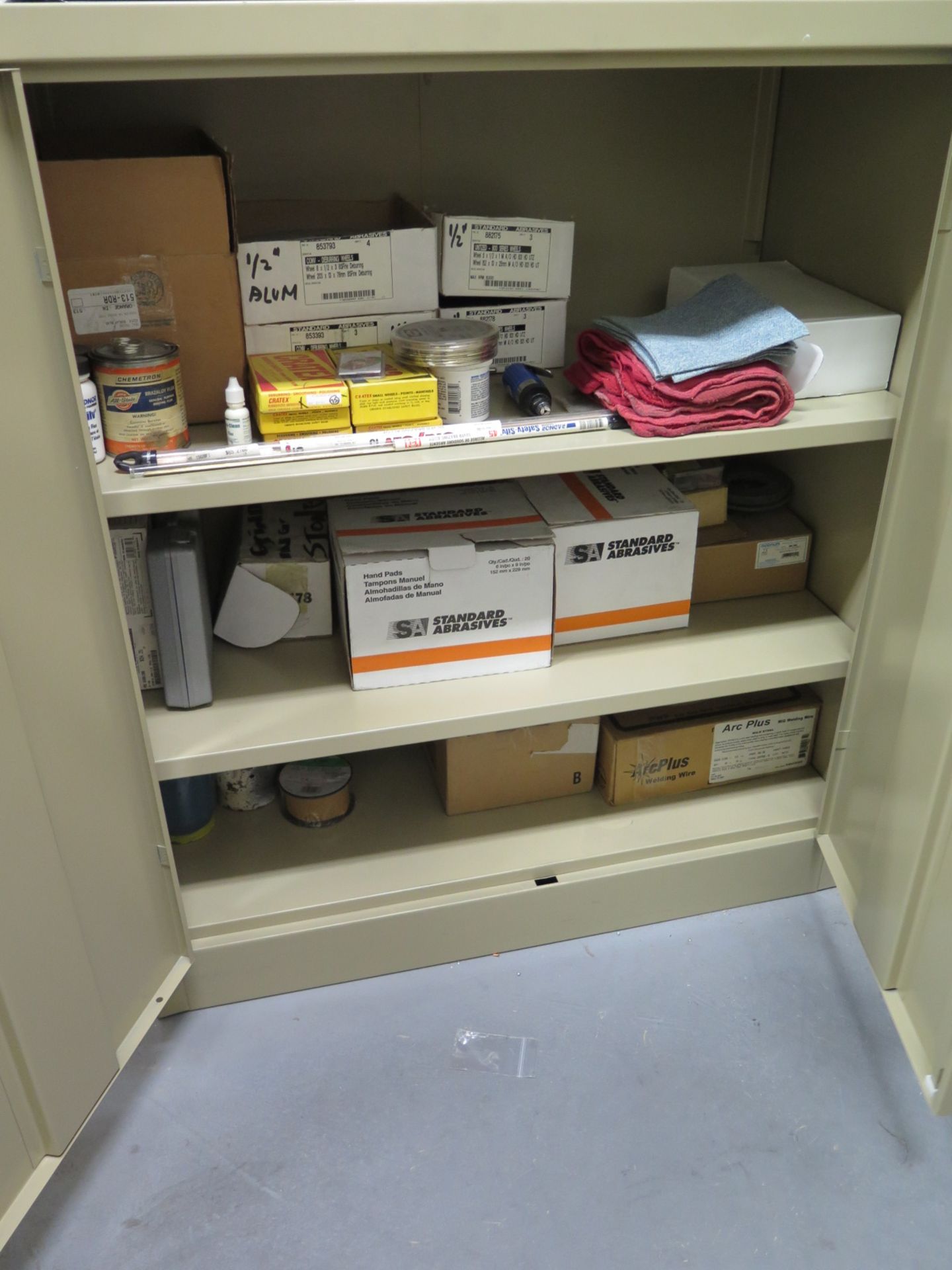 Cabinet w/ Abrasives - Image 2 of 2