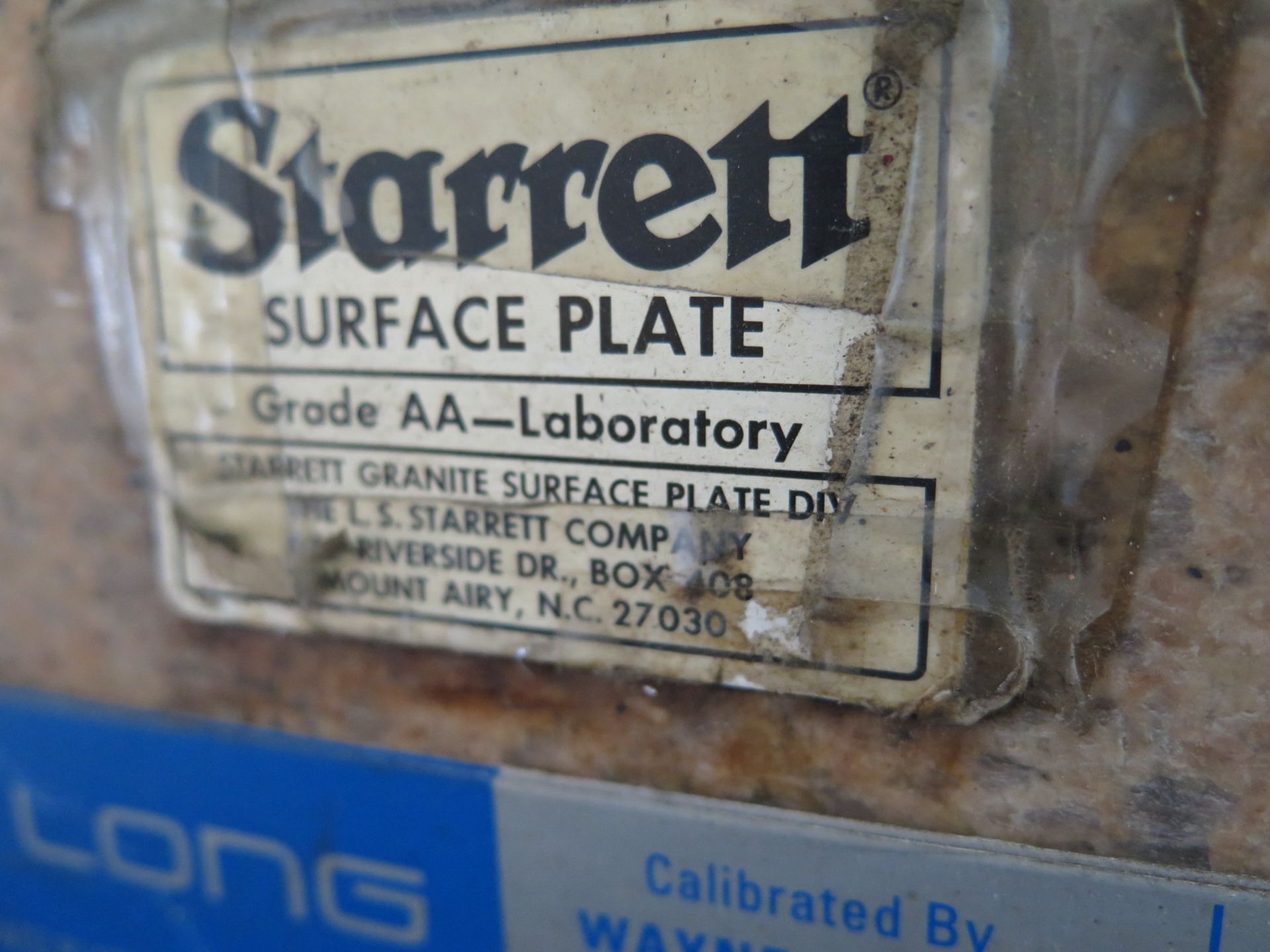 Starrett Crystal Pink 18â€ x 24â€ x 6â€ Grade â€œAAâ€ Lab Grade Granite Surface Plate - Image 2 of 2