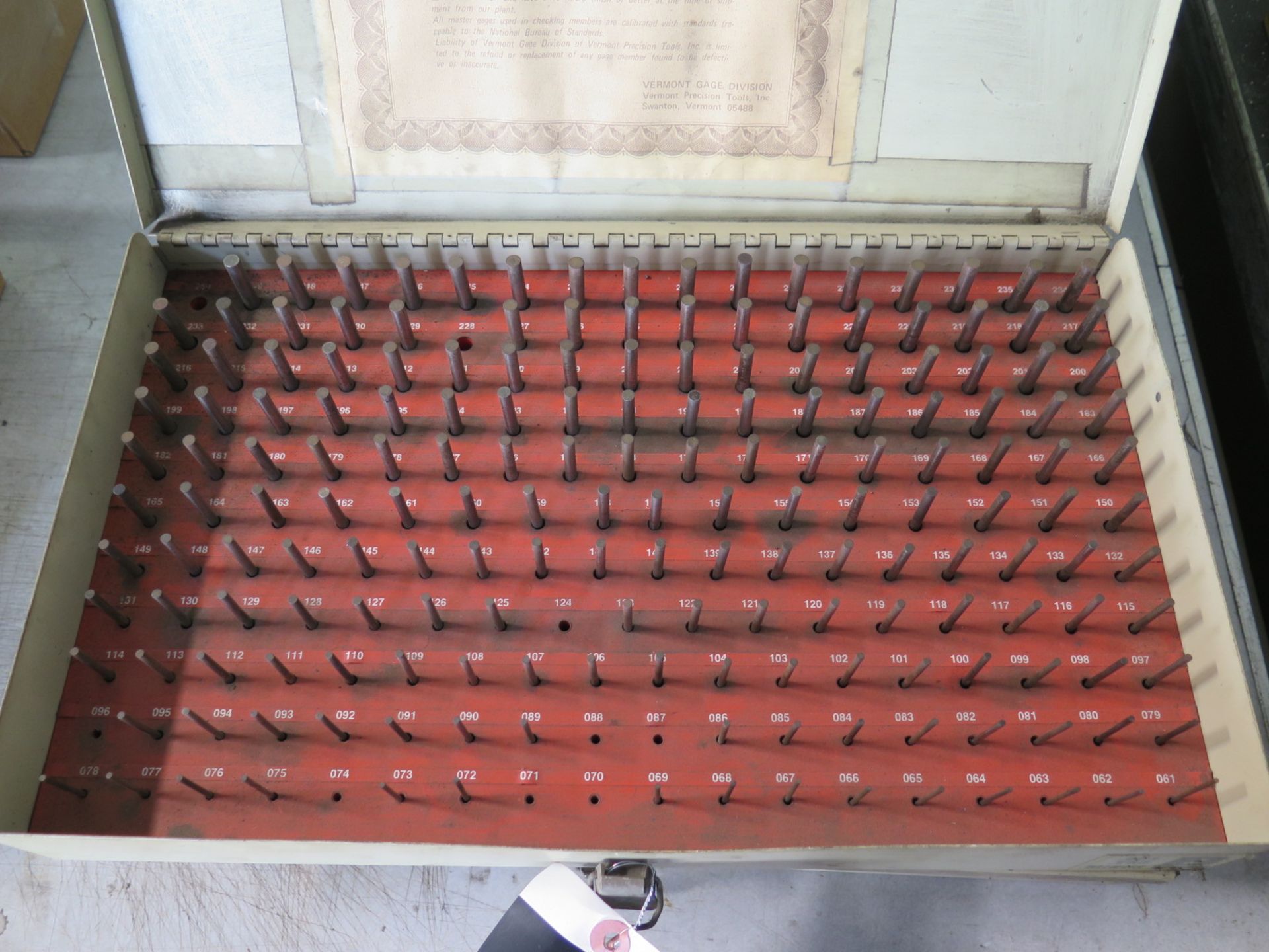 Vermont Pin Gage Sets .251-.500, .061-.250 - Image 3 of 3