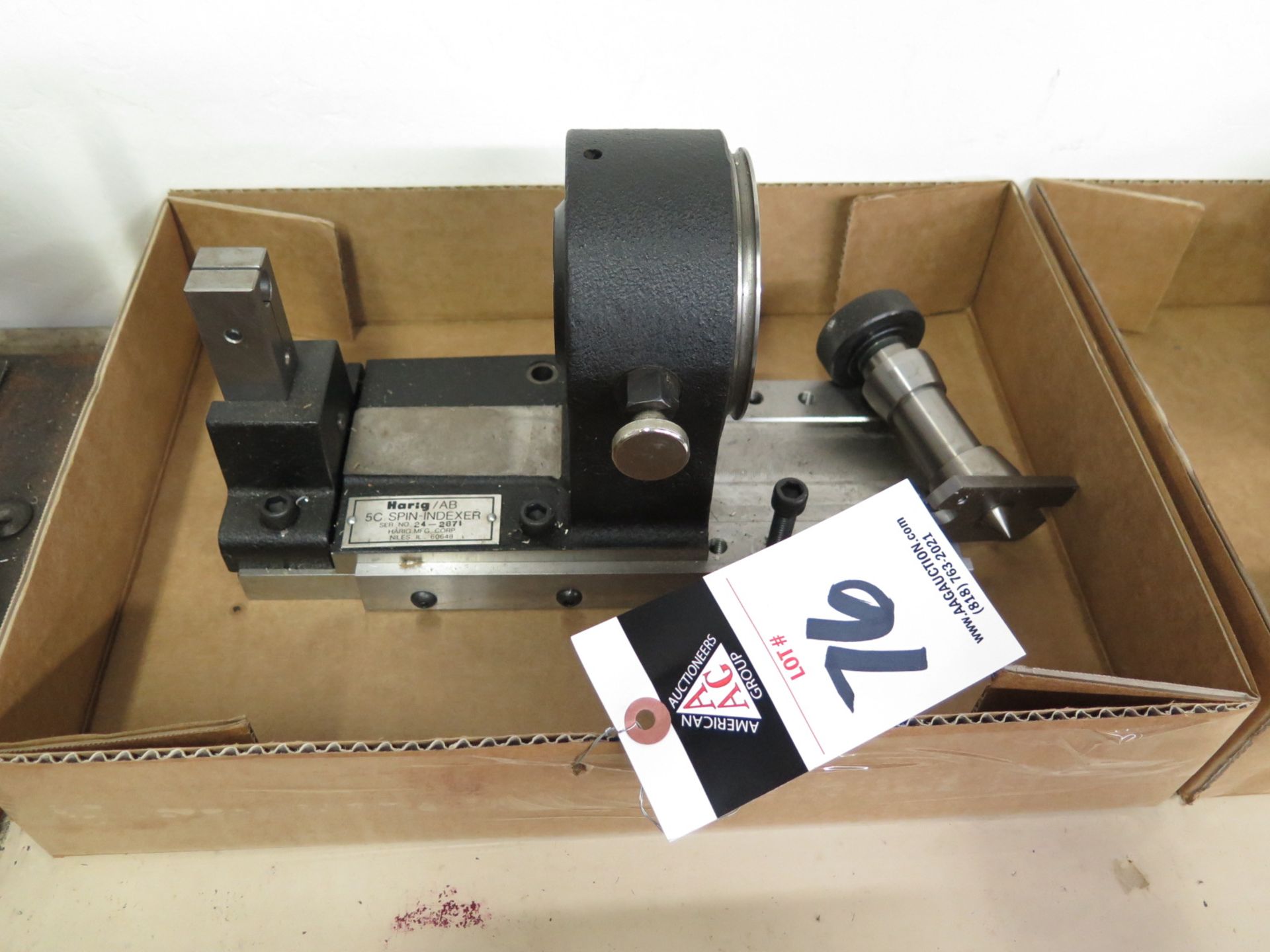 Harig/AB 5C Spin-Indexer Grinding Fixture