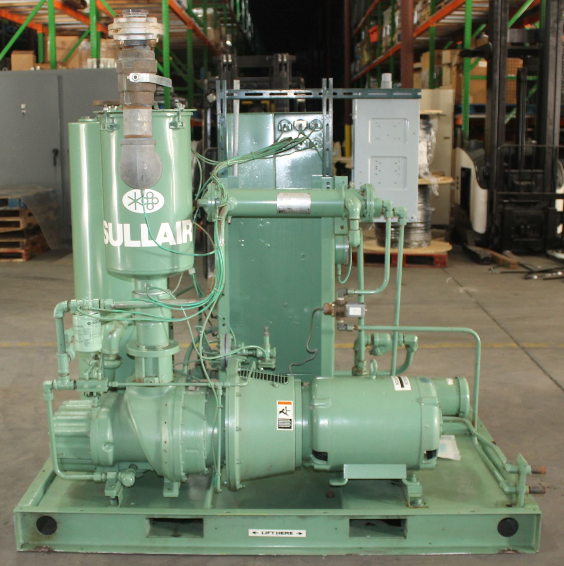 40 HP SULLAIR ROTARY SCREW VACUUM SYSTEM VS-16, MODEL: RSVS16-40W-WC , 40 HP VACUUM PUMP,  RATED/MAX - Image 12 of 12