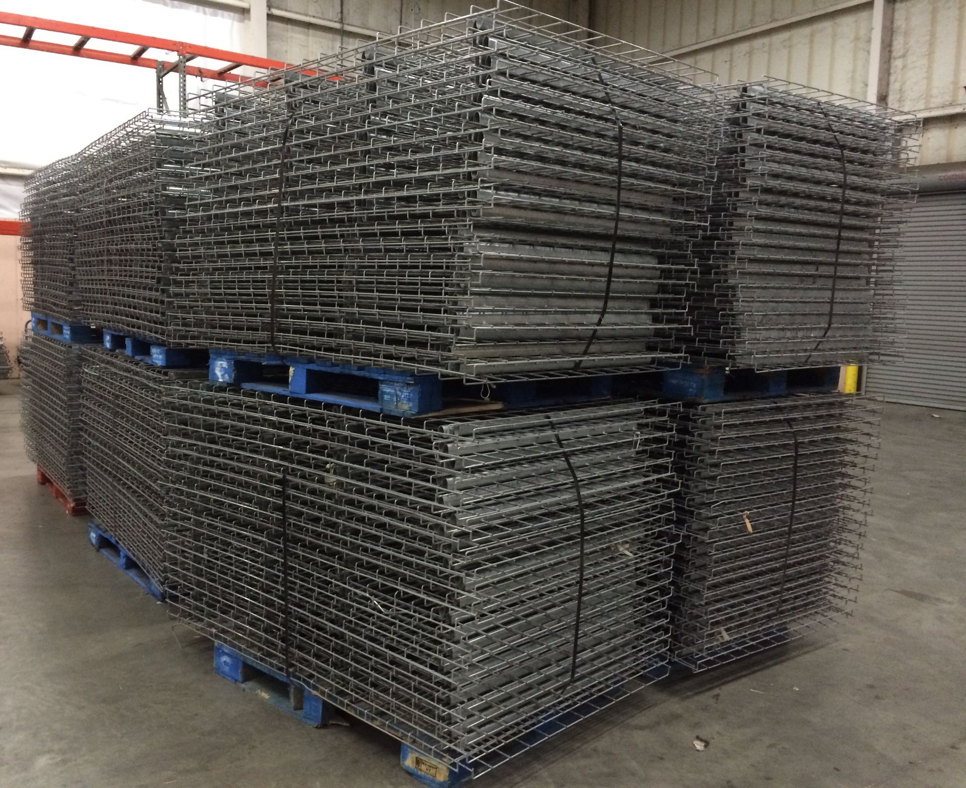 240"H X 42"D X 144"L TEARDROP PALLET RACKS (17 BAYS WITH 4 BEAM LEVEL), - Image 3 of 4