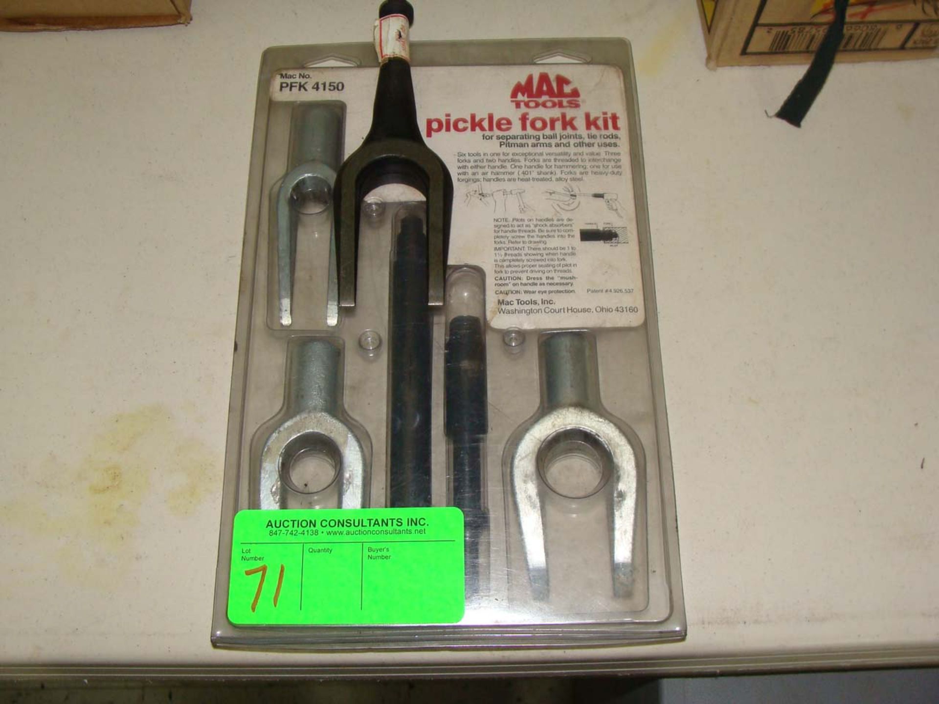 Mac PFK4150 Pickle Fork Kit