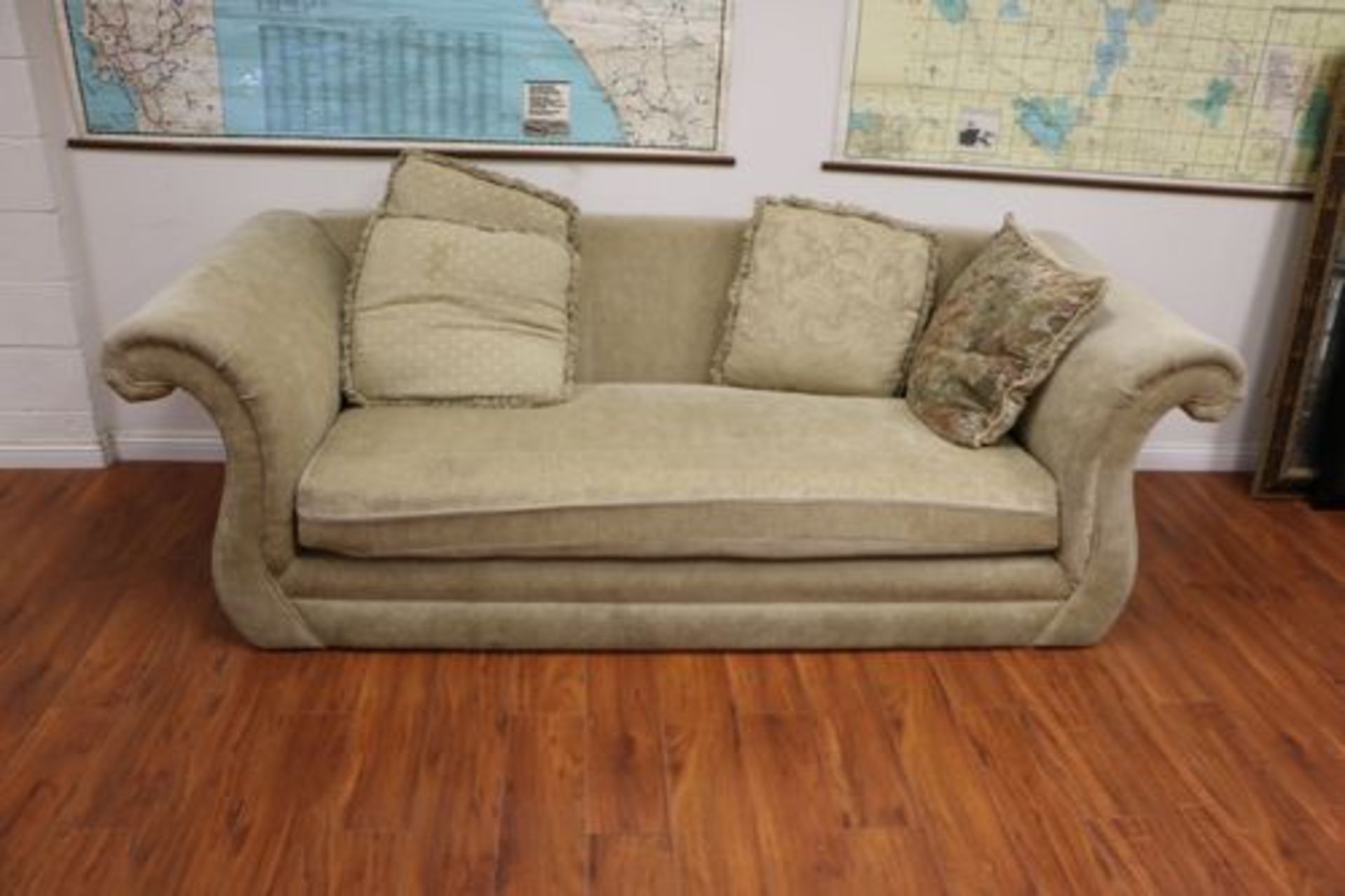 Beige Fabric Sofa