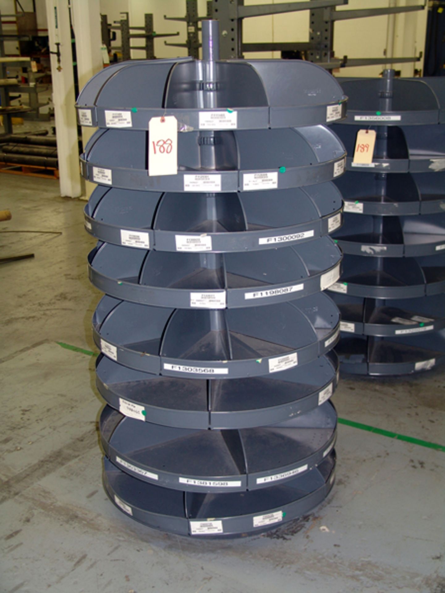 Heavy Duty Revolving Parts Bin Shelving, 8-Tier - Image 4 of 4