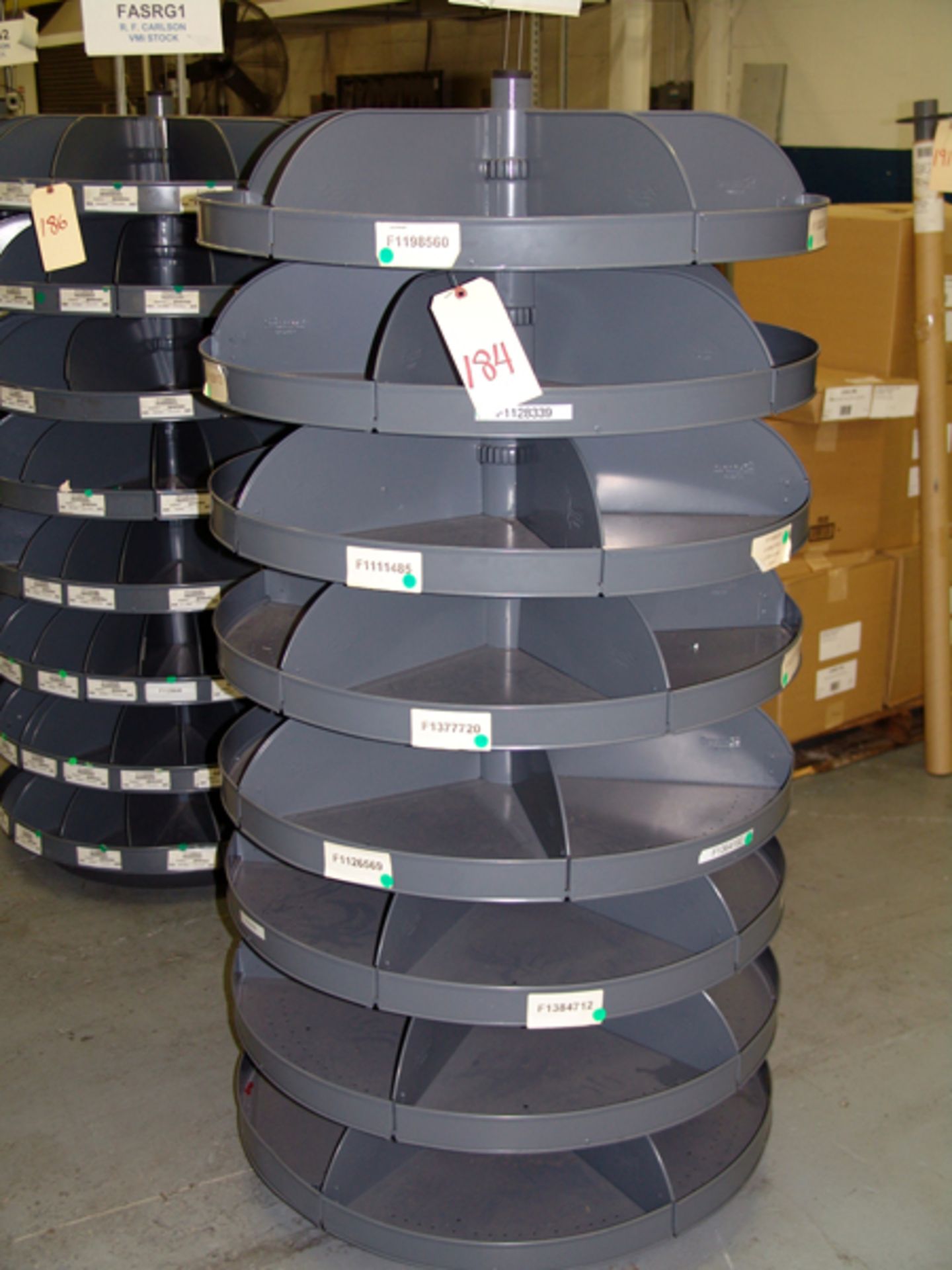 Heavy Duty Revolving Parts Bin Shelving, 8-Tier - Image 4 of 4