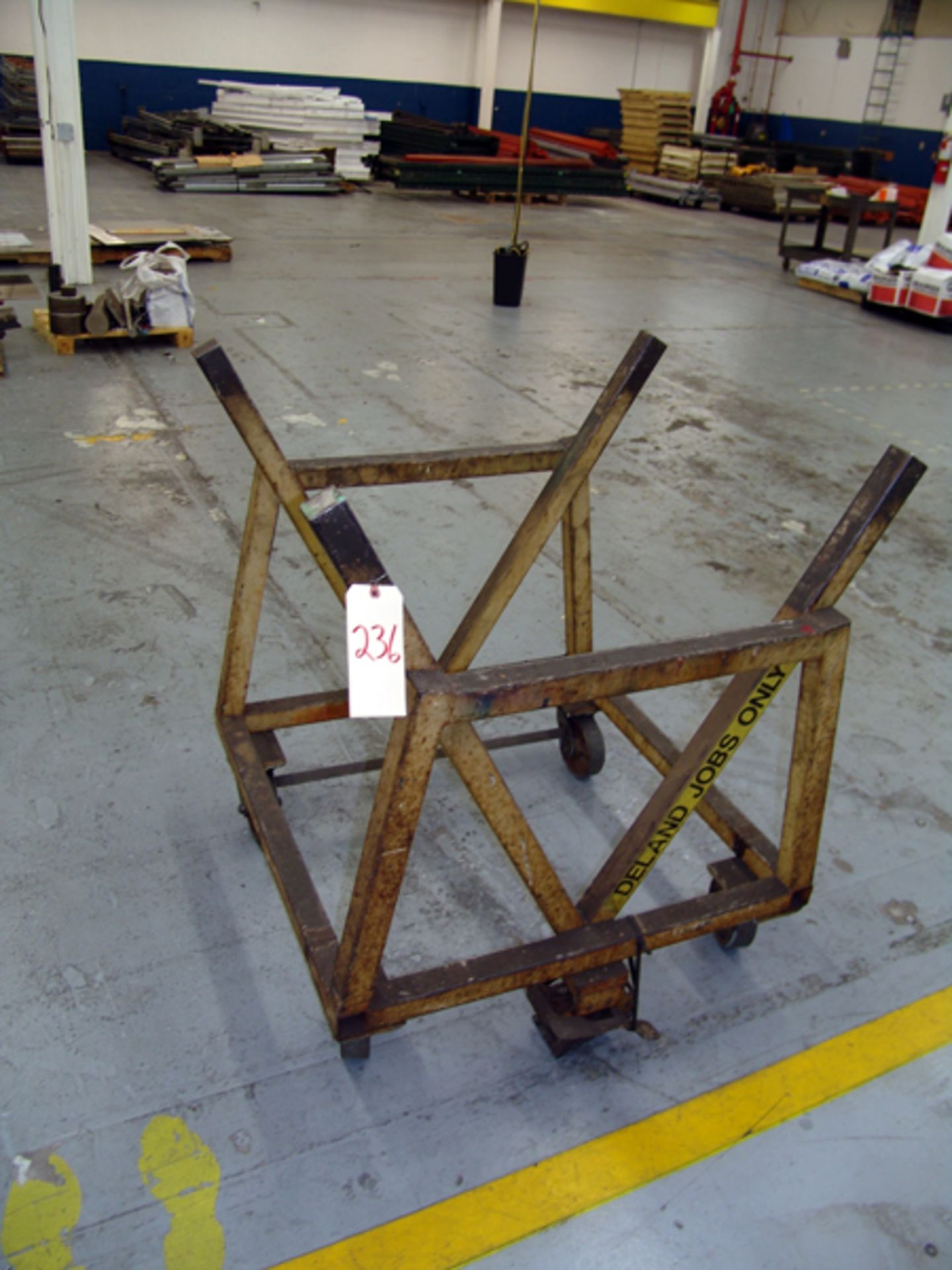 Material Cart on Castors, 36" x 36" (W)