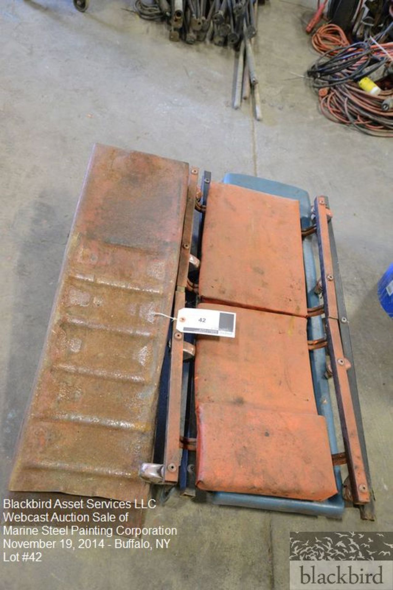 Lot- Car ramps and mechanic dolly's