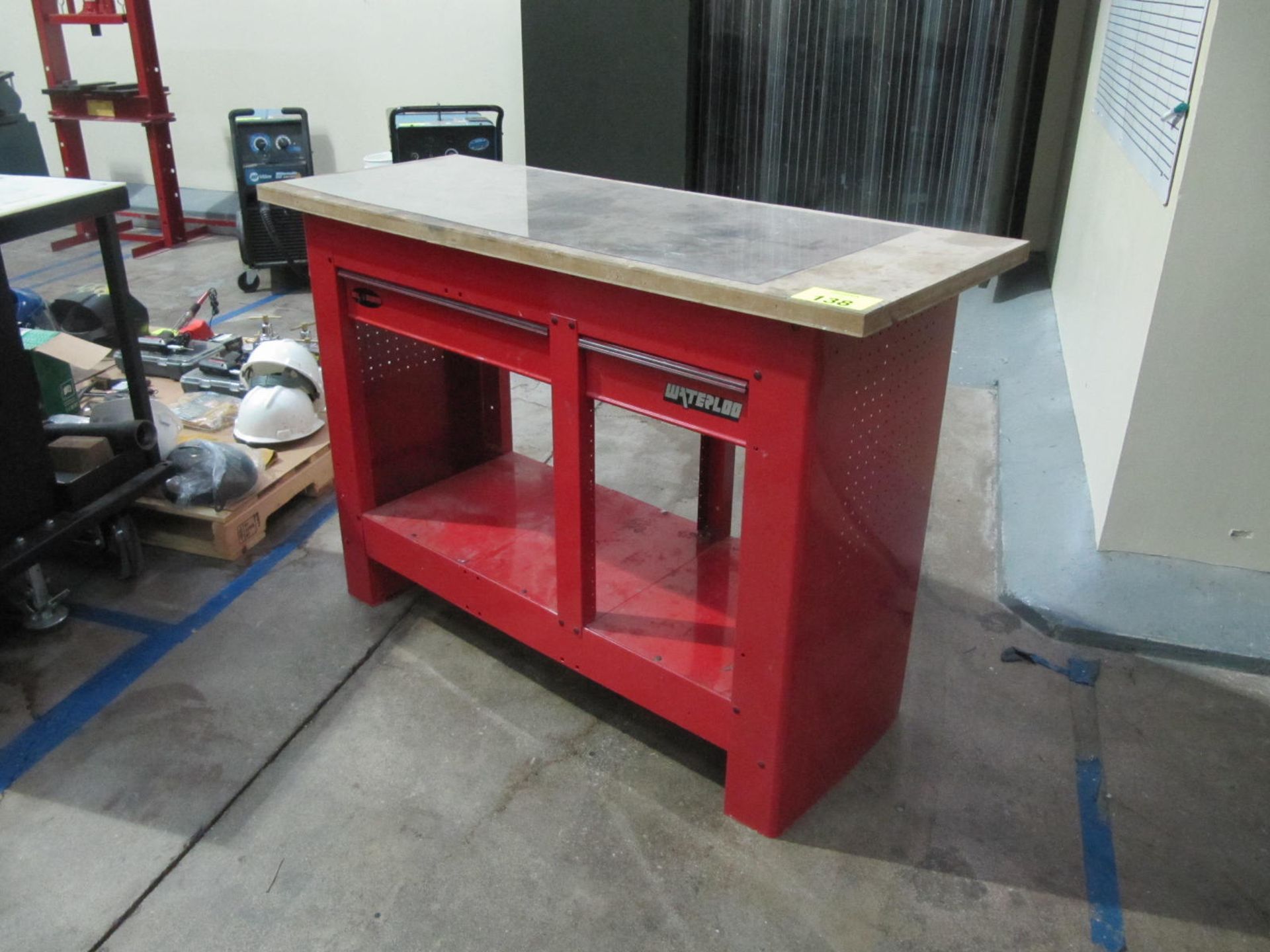 Waterloo workbench, 54" x 21" x 37" tall