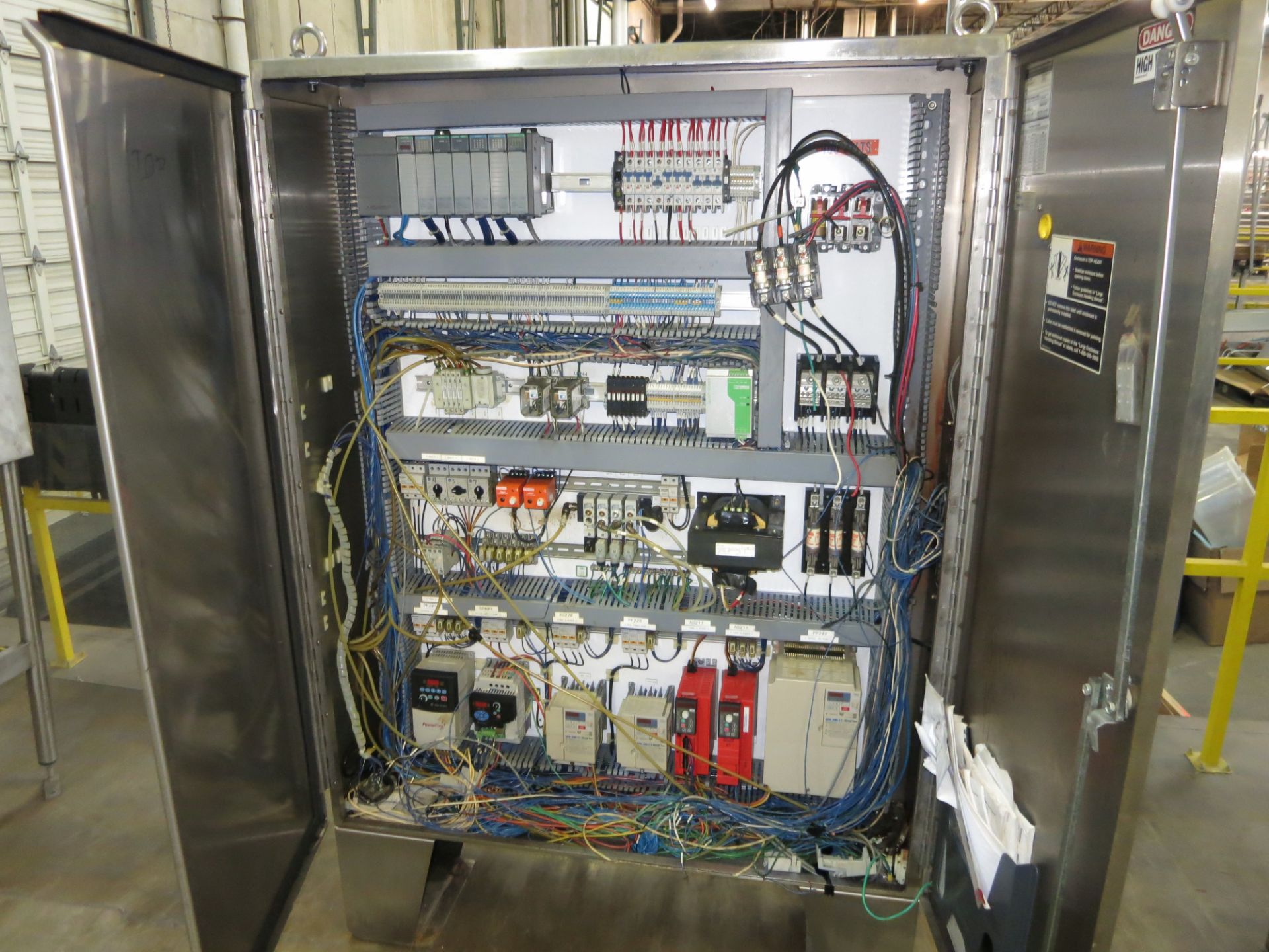 IR control panel, model PSG, s/n CX503026-006478-01, Includes: (7) AB modules, AB Powerflex 4, (3) - Image 2 of 2