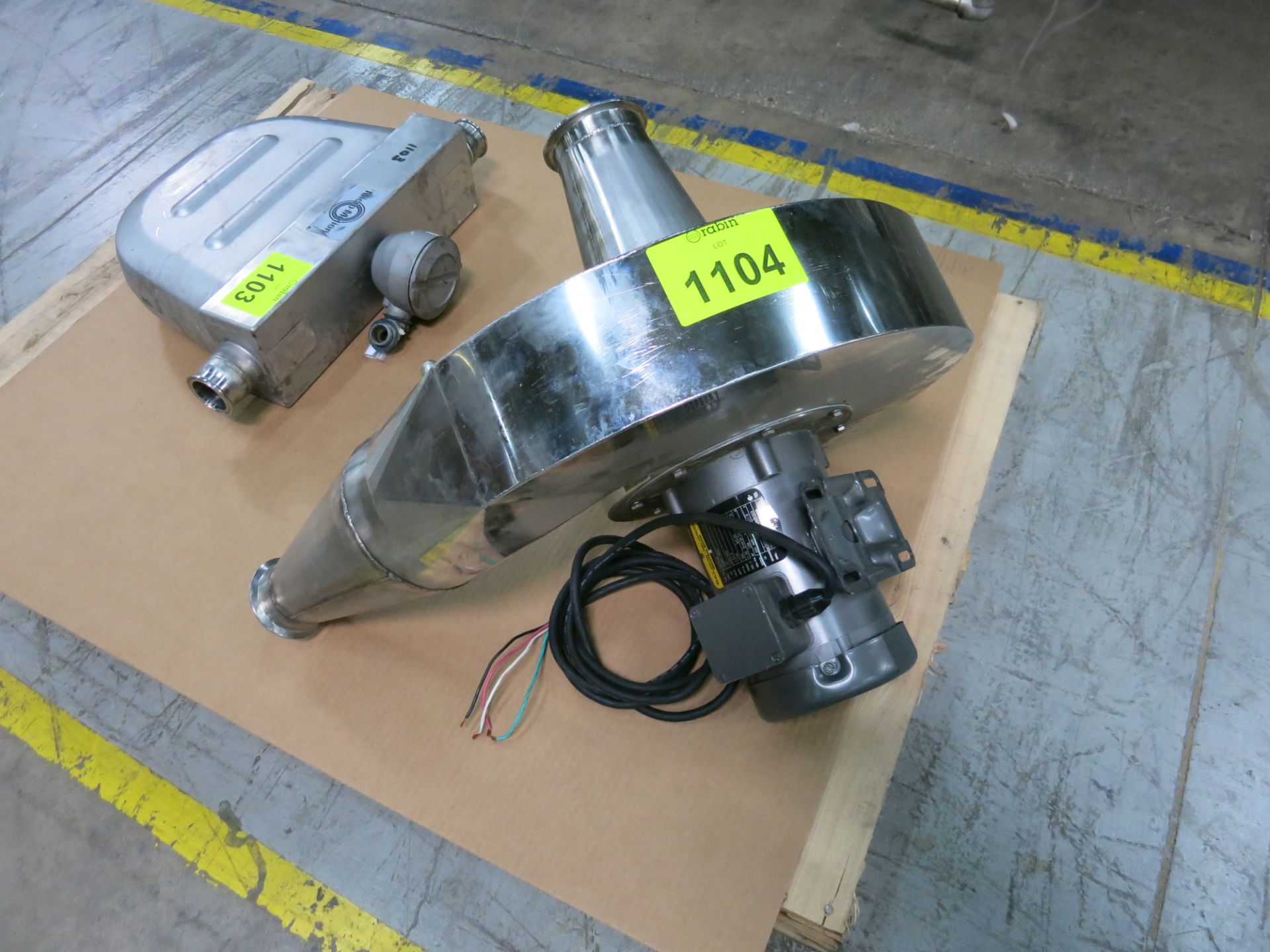 Stainless exhaust fan, .33 HP