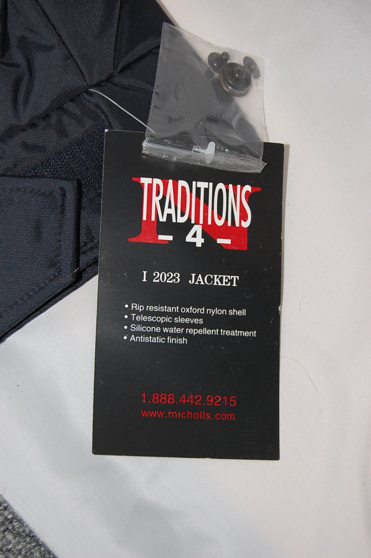 Nylon Jacket without Liner Midnight Blue, Large - Image 2 of 2