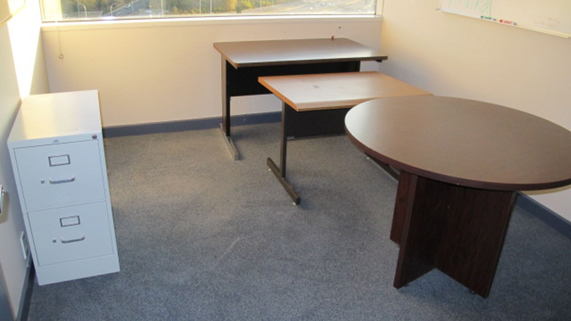 CONTENTS OF ROOM; (3) TABLES & FILE CABINET  (BUILDING 1; FLOOR 12)