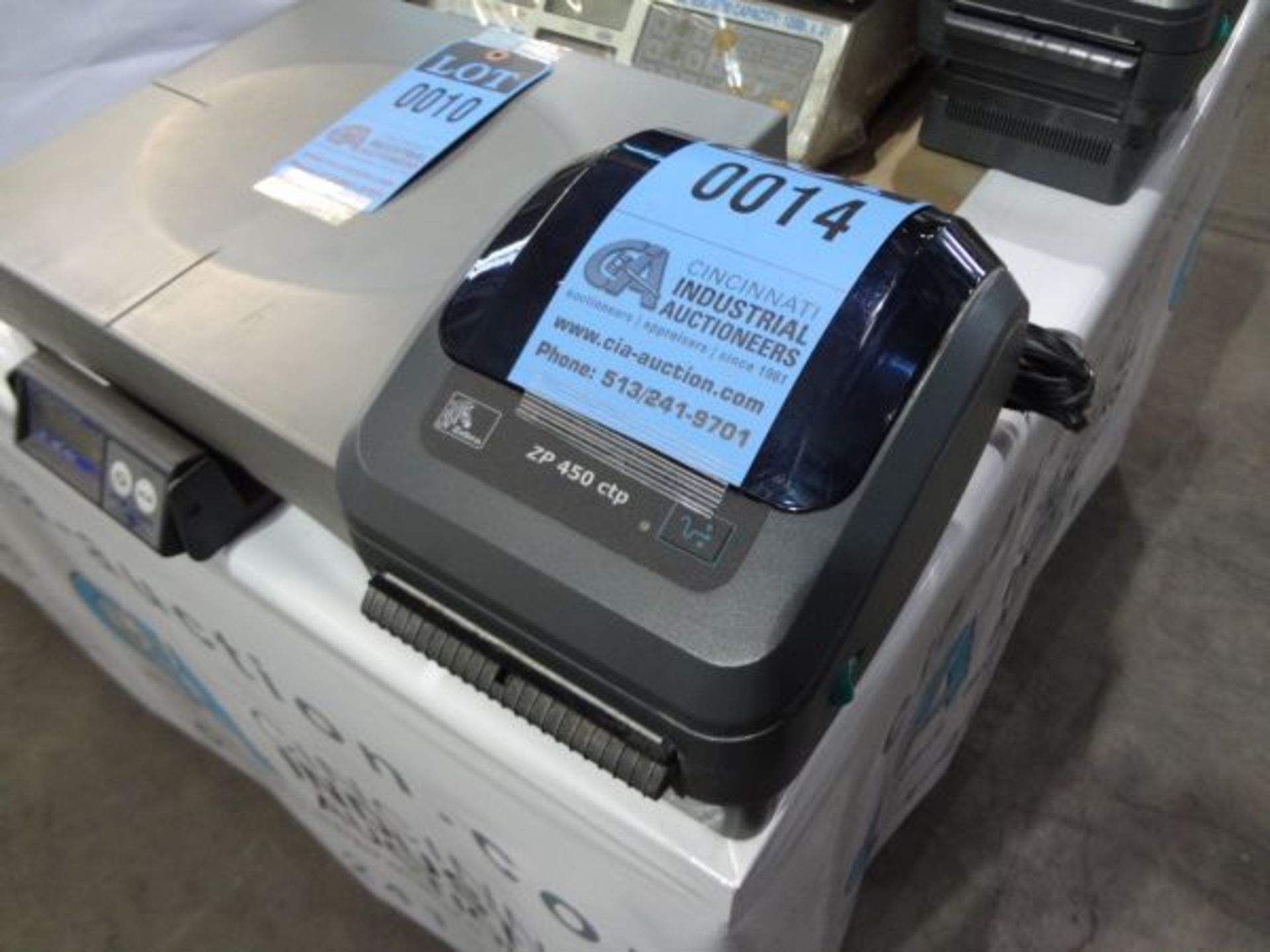 ZEBRA MODEL ZP450 CTP LABEL MAKER