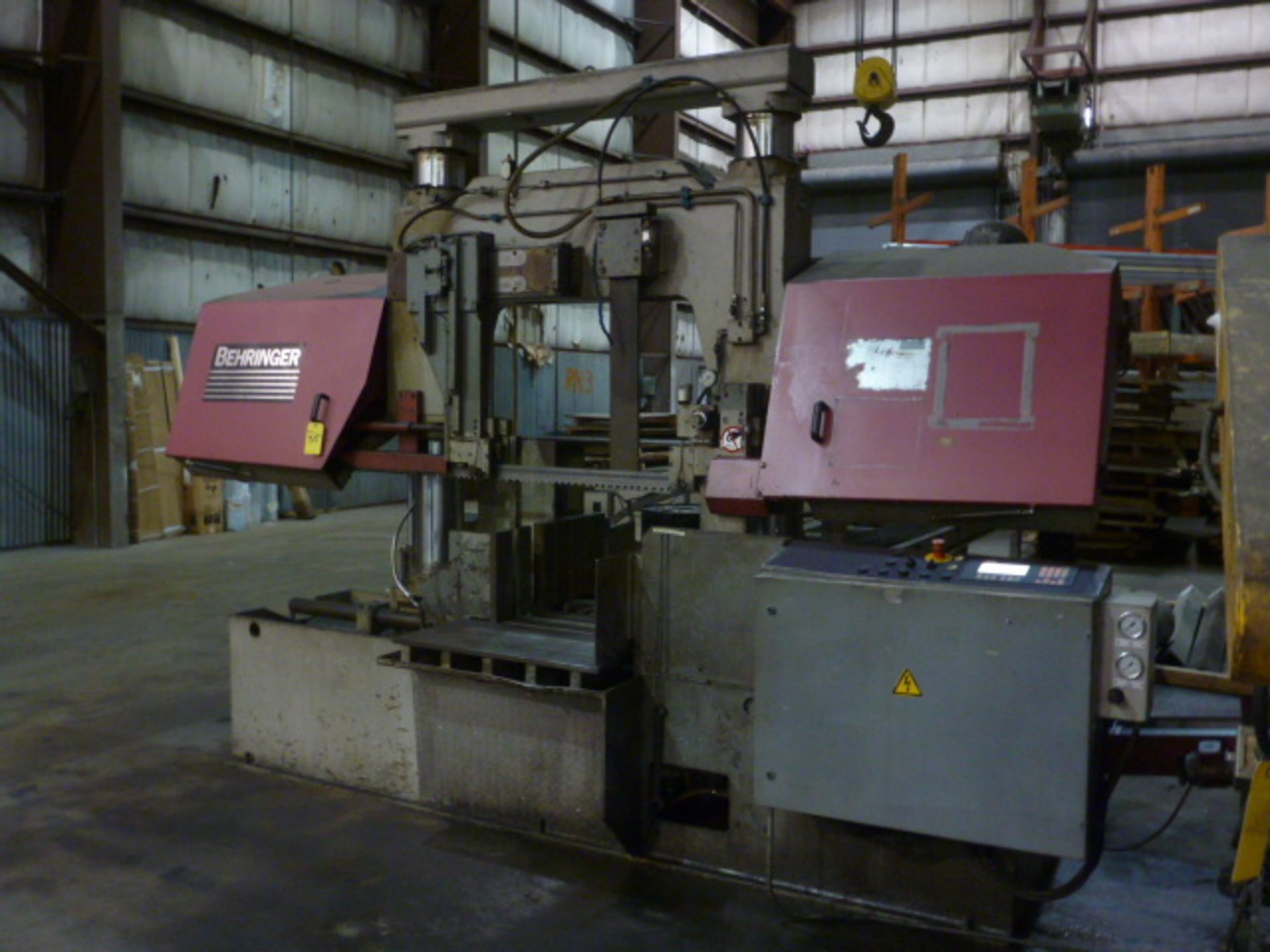 Behringer Horizontal Metal Cutting Bandsaw w/Behringer BT20 Display, m/n HBP-650A, s/n1197399 - Image 2 of 5