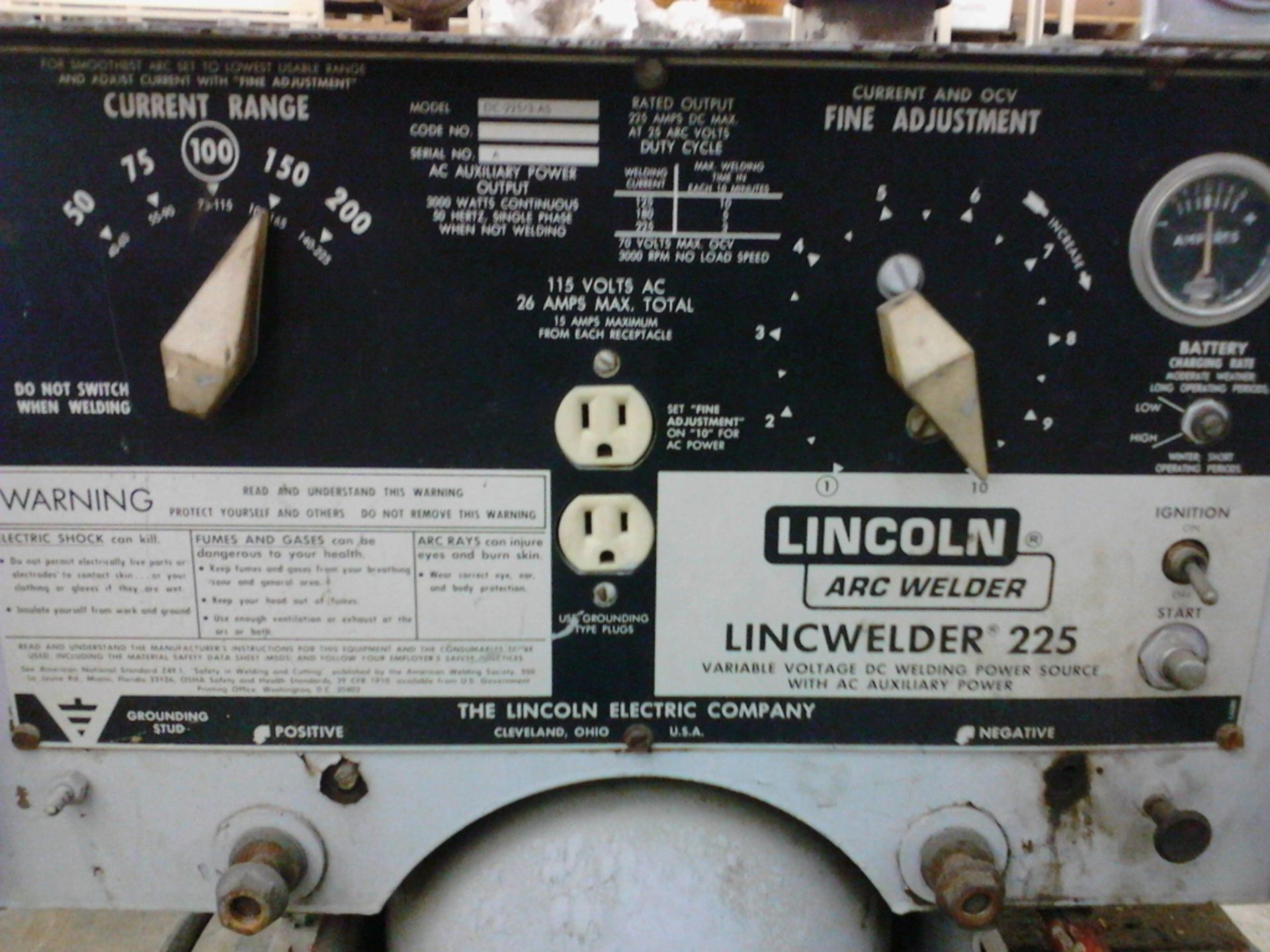 Lincoln Arc Welder - Image 4 of 10