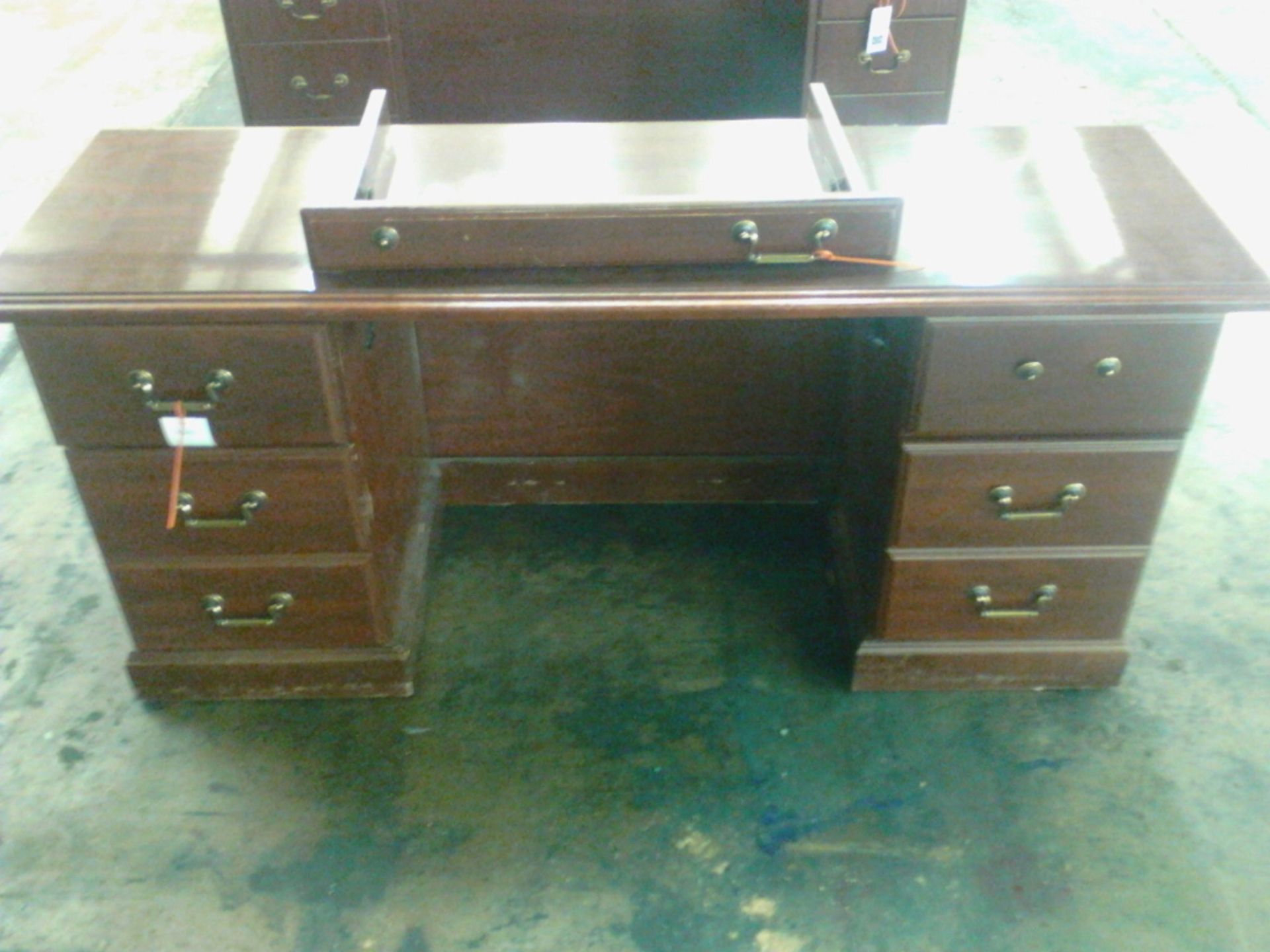 Dark Wood Desk-