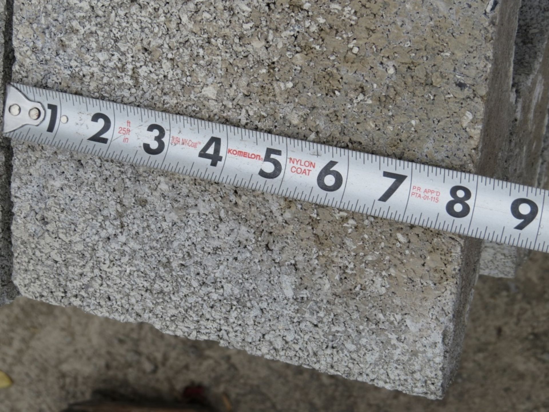 (qty -5) Pallets of Retaing Wall Block, 18"  wide face, 8" tall, 1' Deep, Approx (80)  Total Blocks, - Image 11 of 11