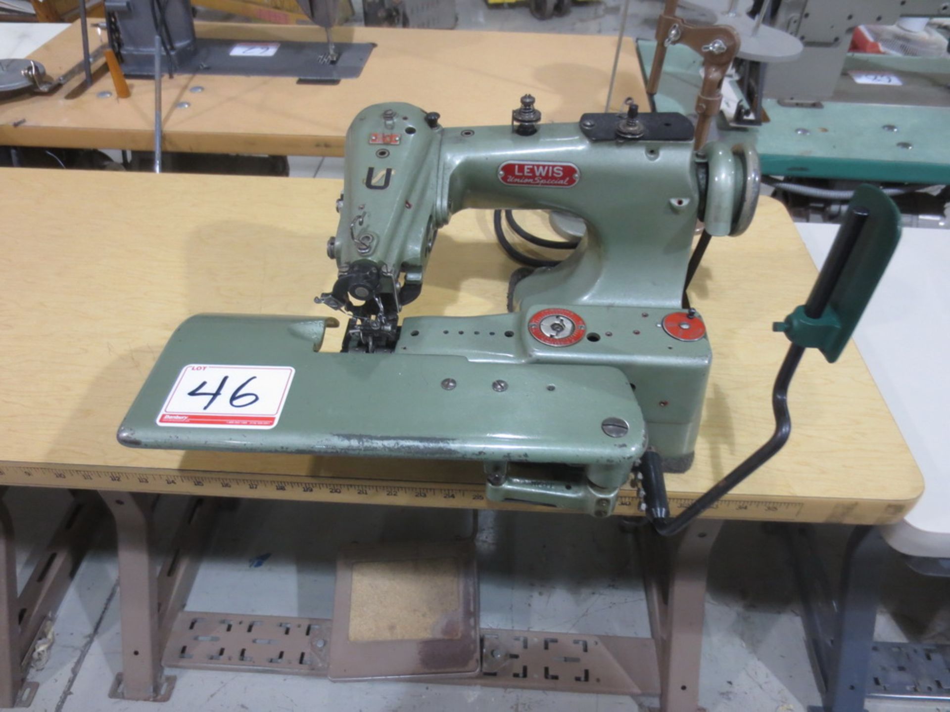 1 - LEWIS MOD 21-1 BLINDSTITCH MACHINE SN 1251752