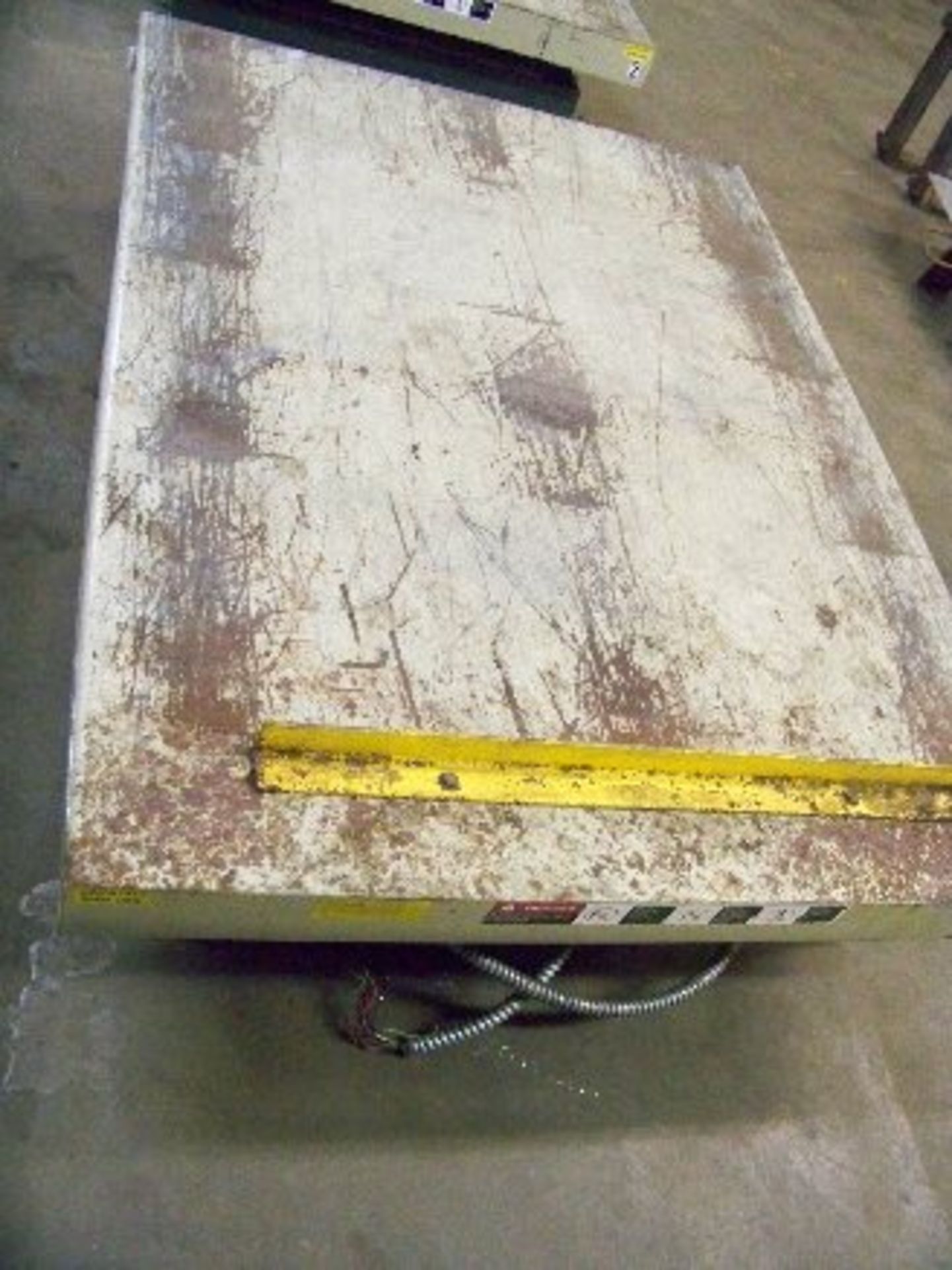 SOUTHWORTH ELECTRIC LIFT TABLE, 2,000LB, 66 X 48 - Image 3 of 6