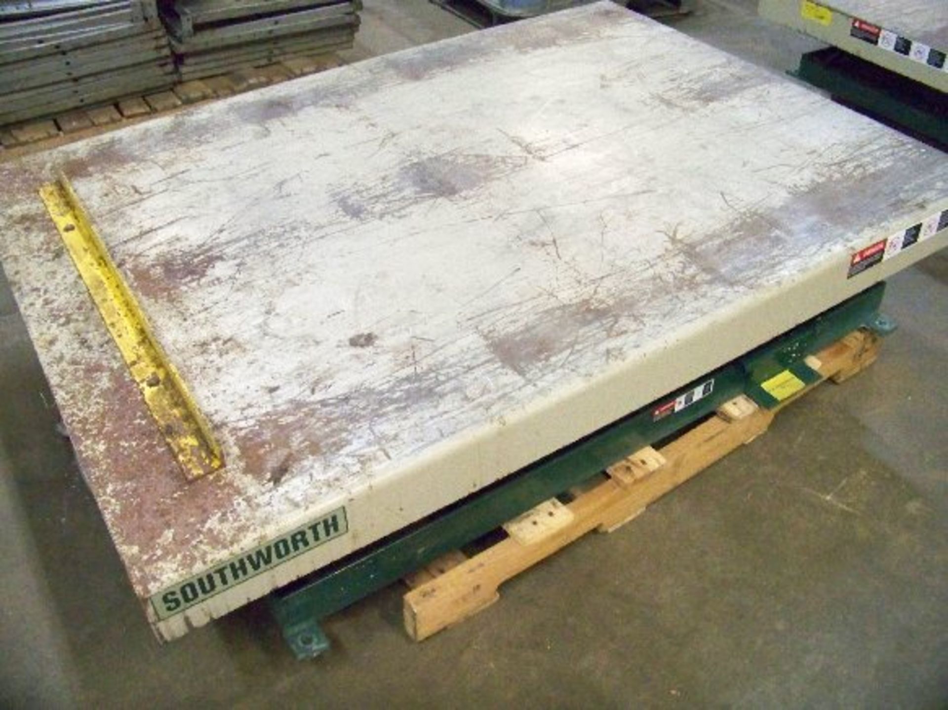 SOUTHWORTH ELECTRIC LIFT TABLE, 2,000LB, 66 X 48 - Image 5 of 6