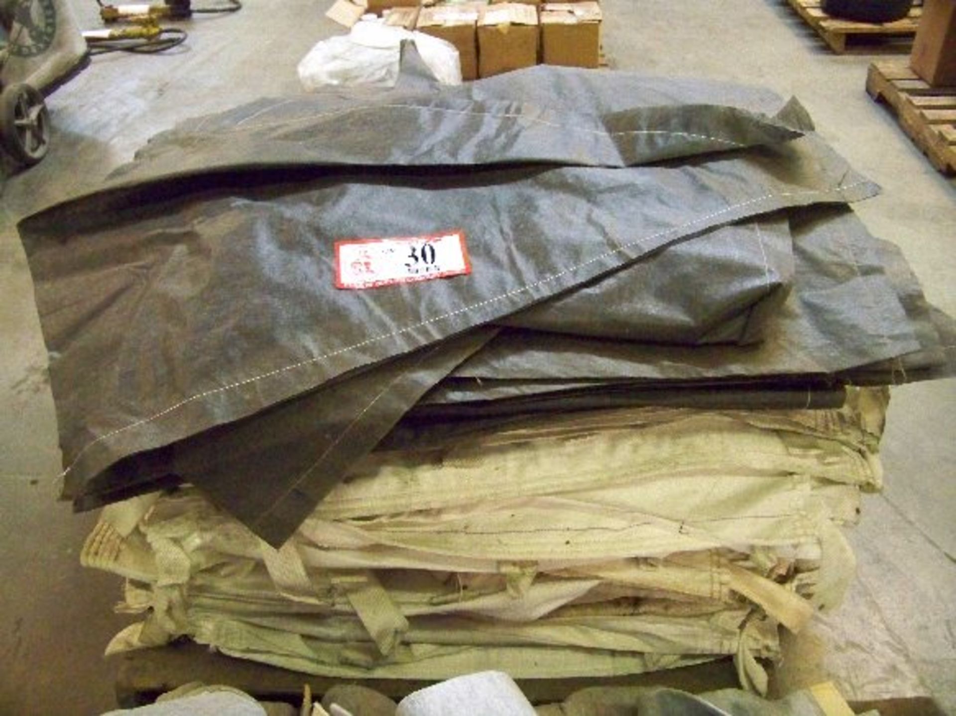 LOT OF MISC FIBER AND FEED SACKS/BAGS