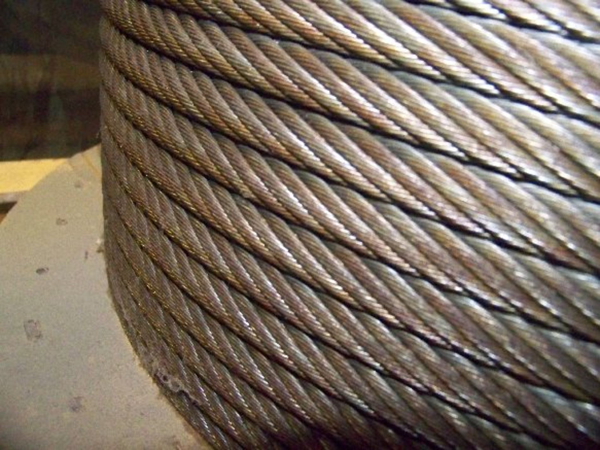 SPOOL 5/8" STEEL WIRE, 1,000', 8 X 19 - Image 5 of 6