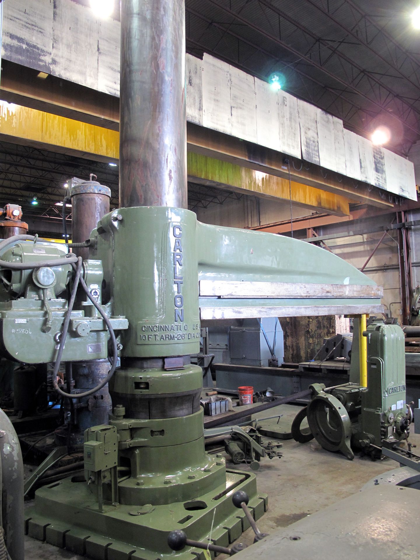 10' 26" Carlton Radial Drill with 36" Extra Height - Image 2 of 3