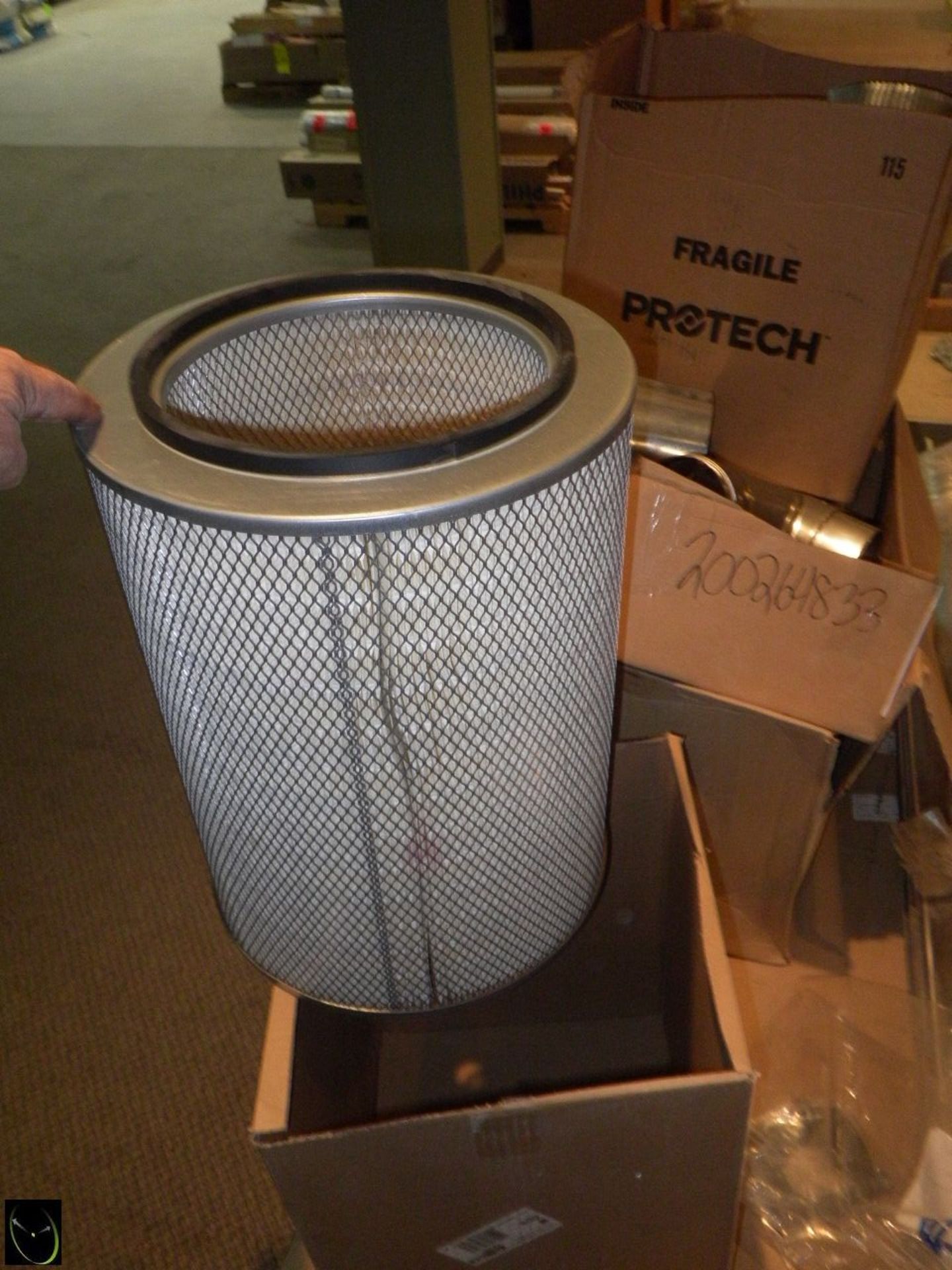 Pallet Of Misc. Furnace Ducting, Large Filter & TWO Semi Break Shoes. - Image 6 of 7