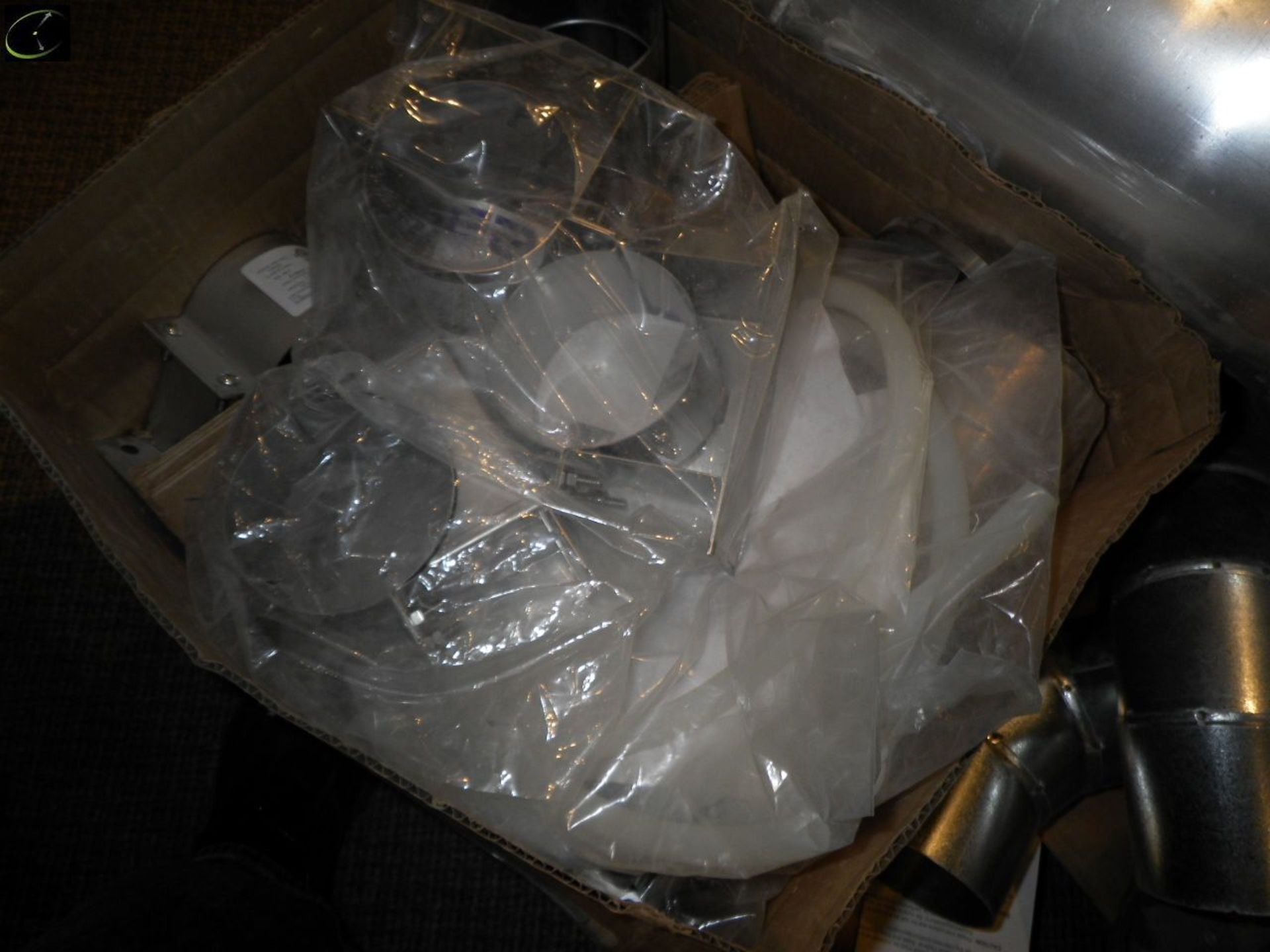 Pallet Of Misc. Furnace Ducting, Large Filter & TWO Semi Break Shoes. - Image 4 of 7