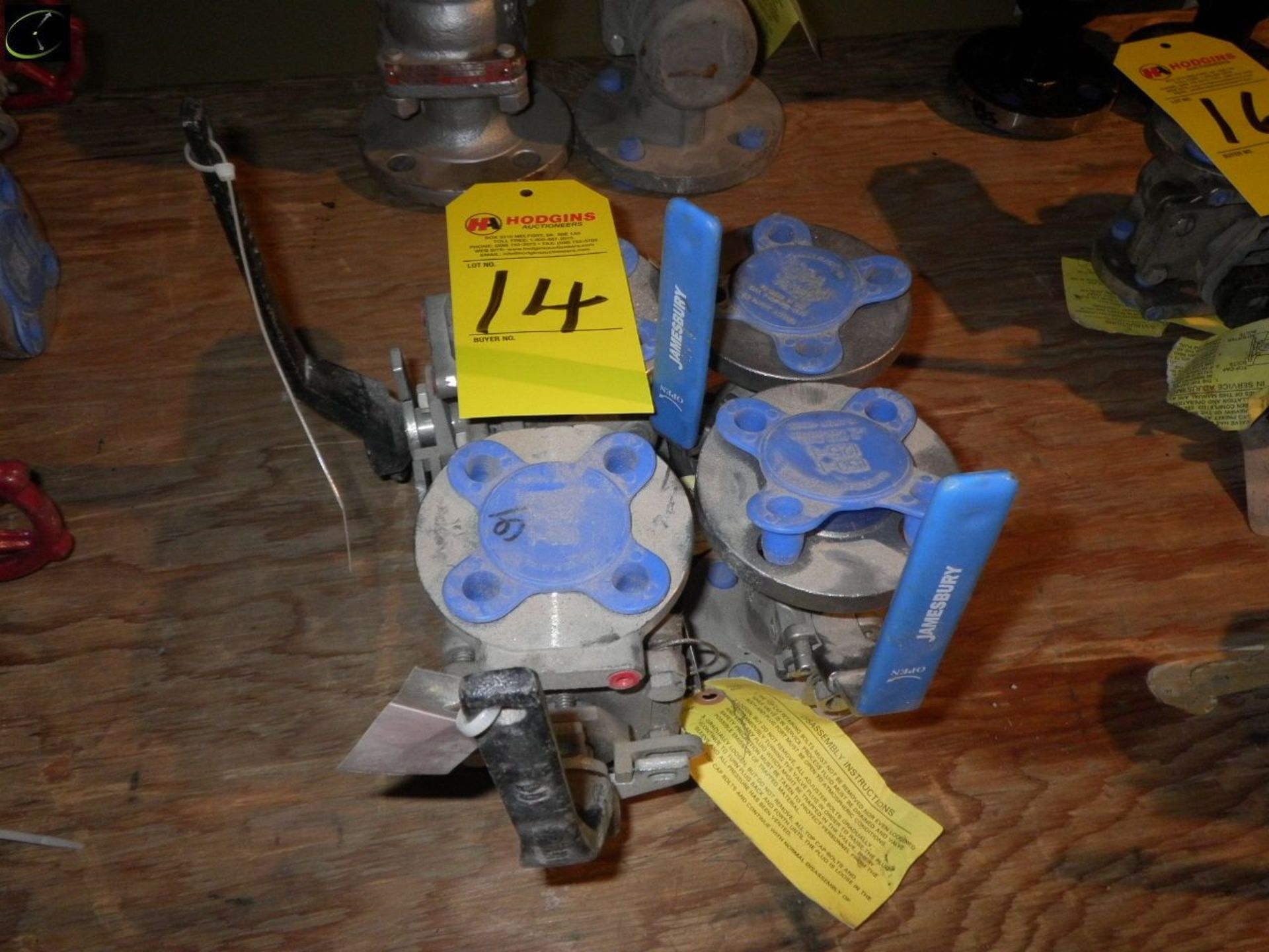 FOUR 1'' Ball Valves.