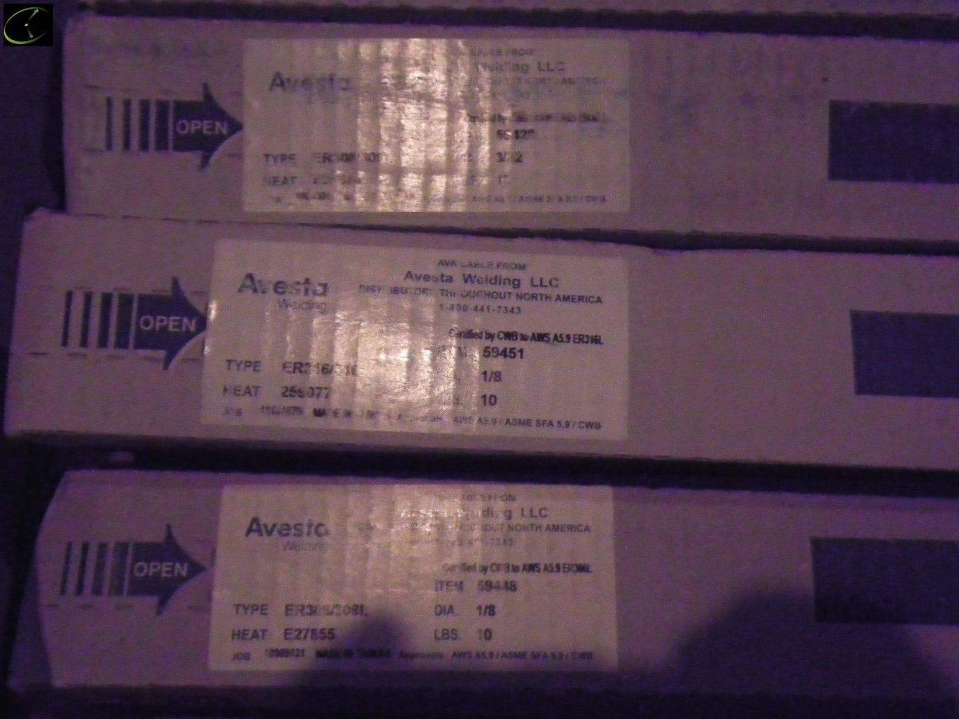 ELEVEN Boxes Of AVESTA 1/8''x36'' & 3/32''x36'' Stainless Steel Brazing Rod. - Image 2 of 2