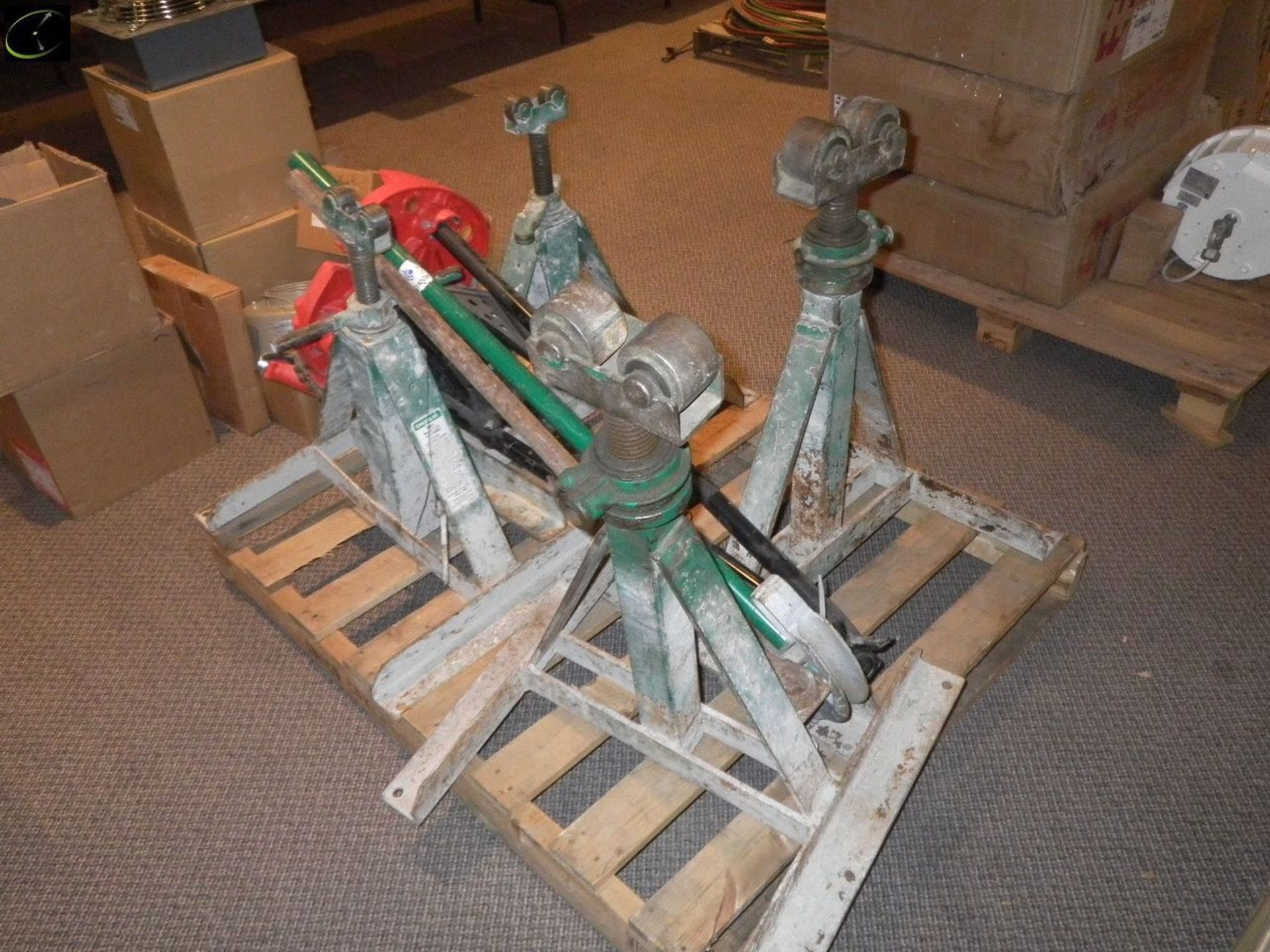FOUR Pipe Roller Stands, RIGID Pipe Stand, TWO Pipe Benders. - Image 4 of 4