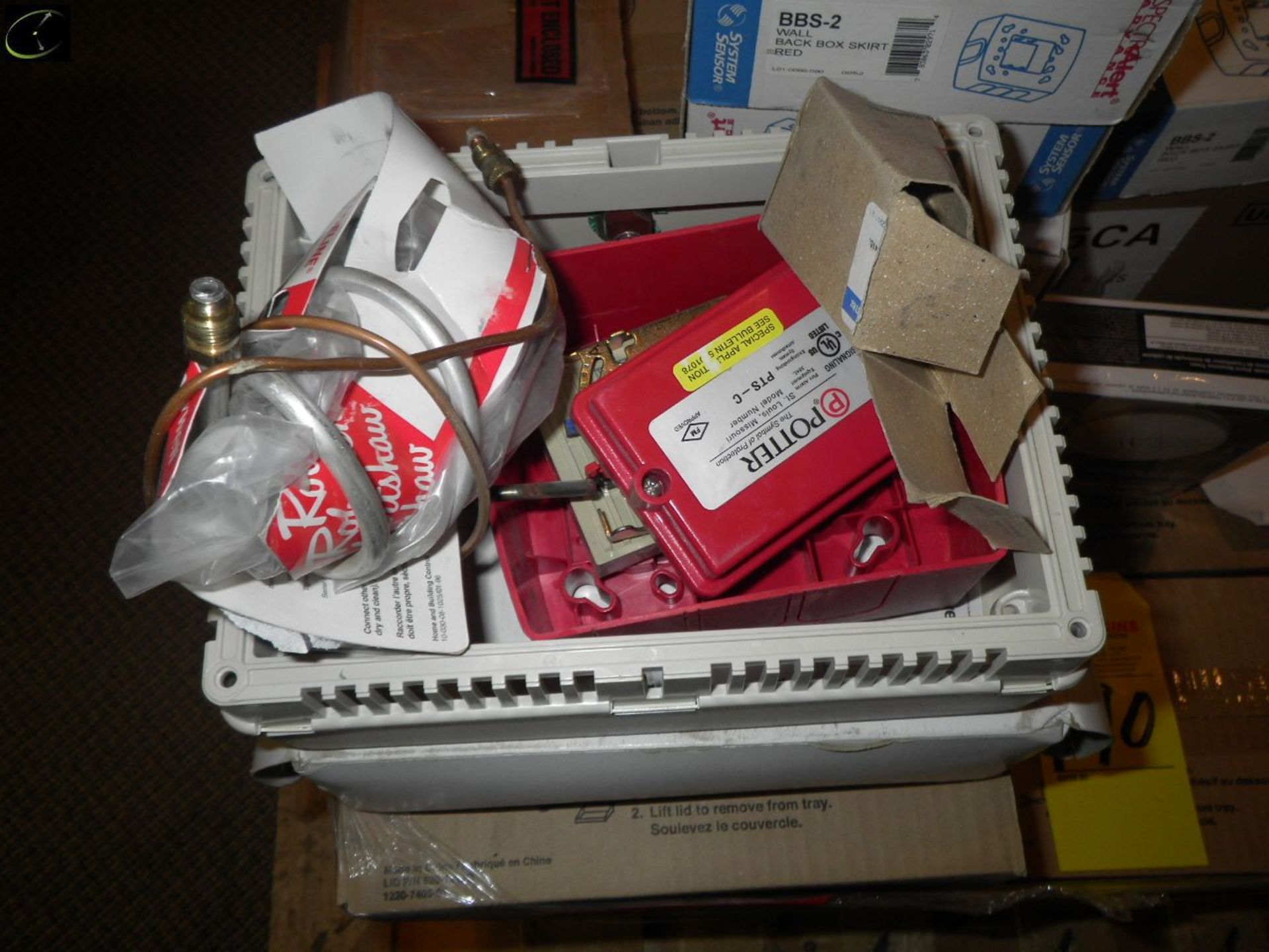 THIRTY NINE Cases Of KIDDE Direct Wire 120 Volt Smoke Alarms, Misc. HONEYWELL Notifiers, Misc. - Image 3 of 7