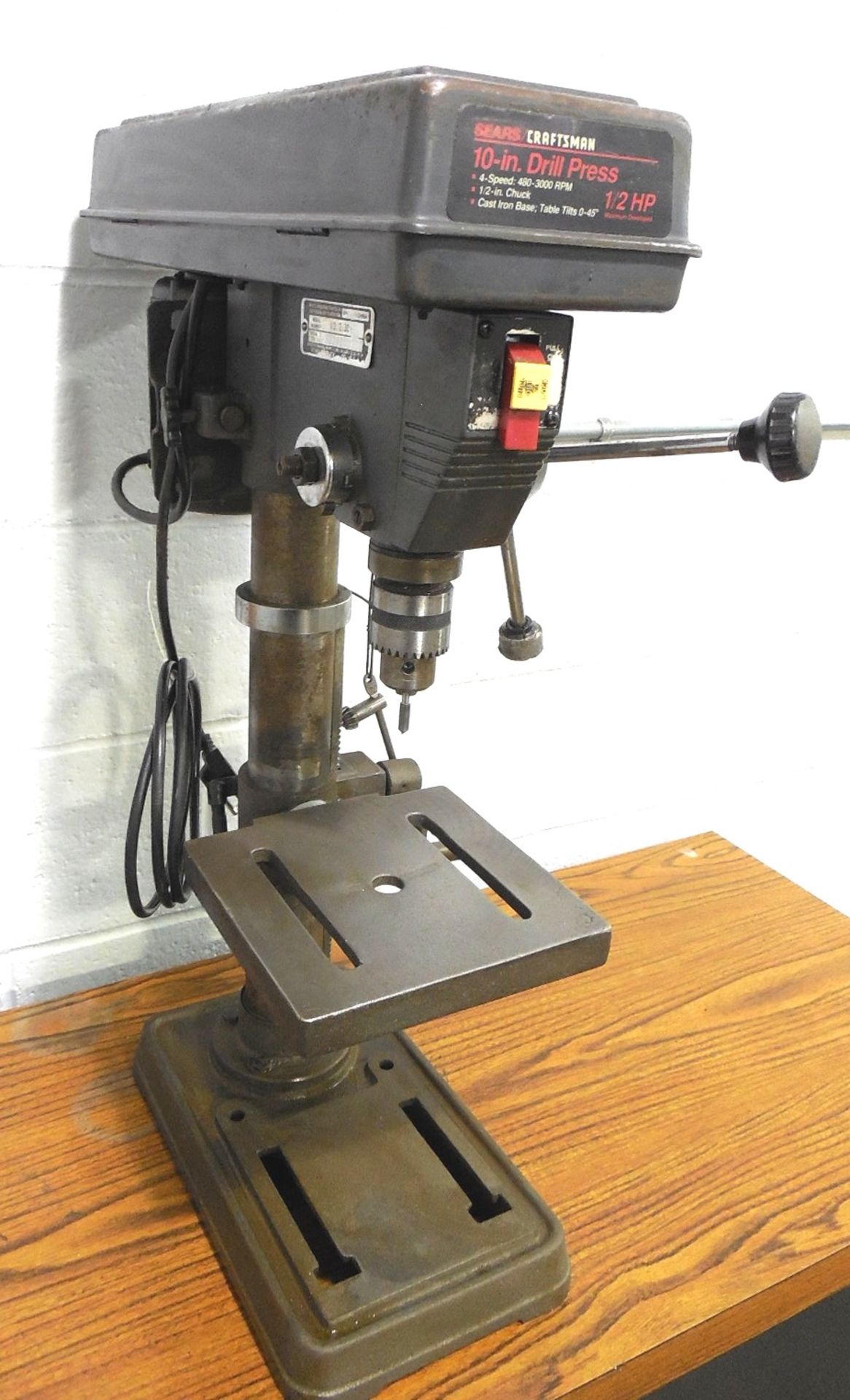 CRAFTSMAN 10" BENCH TYPE DRILL PRESS -115/1/60