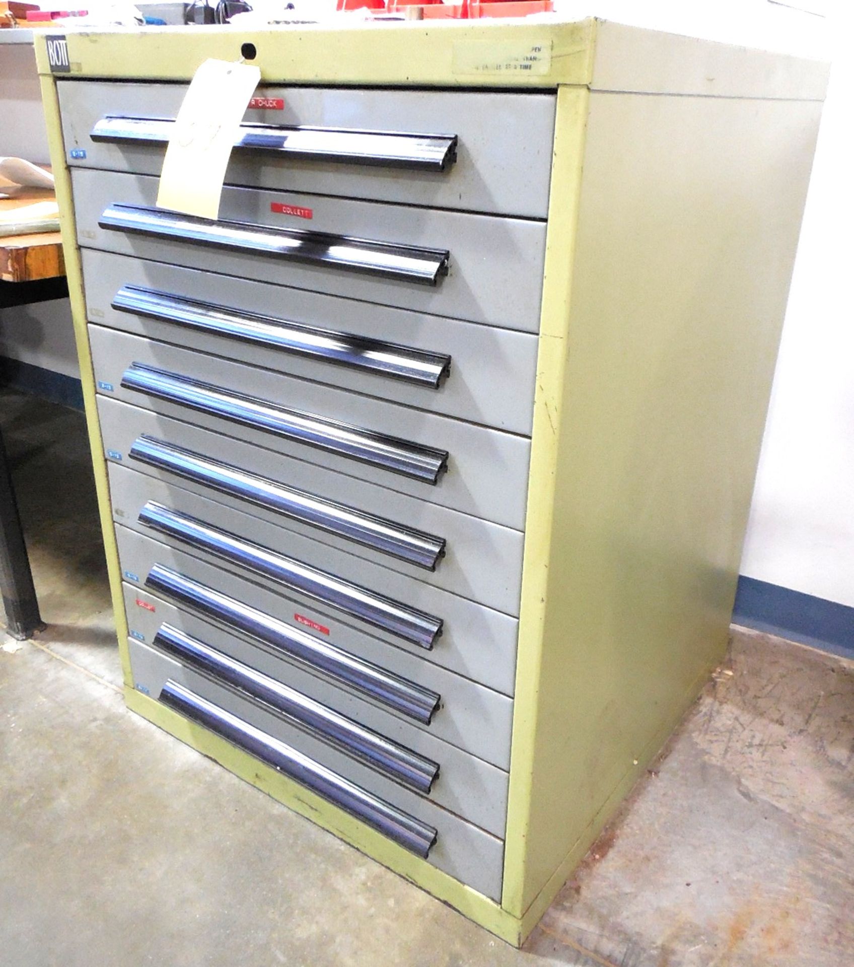 BOTT 9 DRAW HEAVY DUTY TOOL CABINET