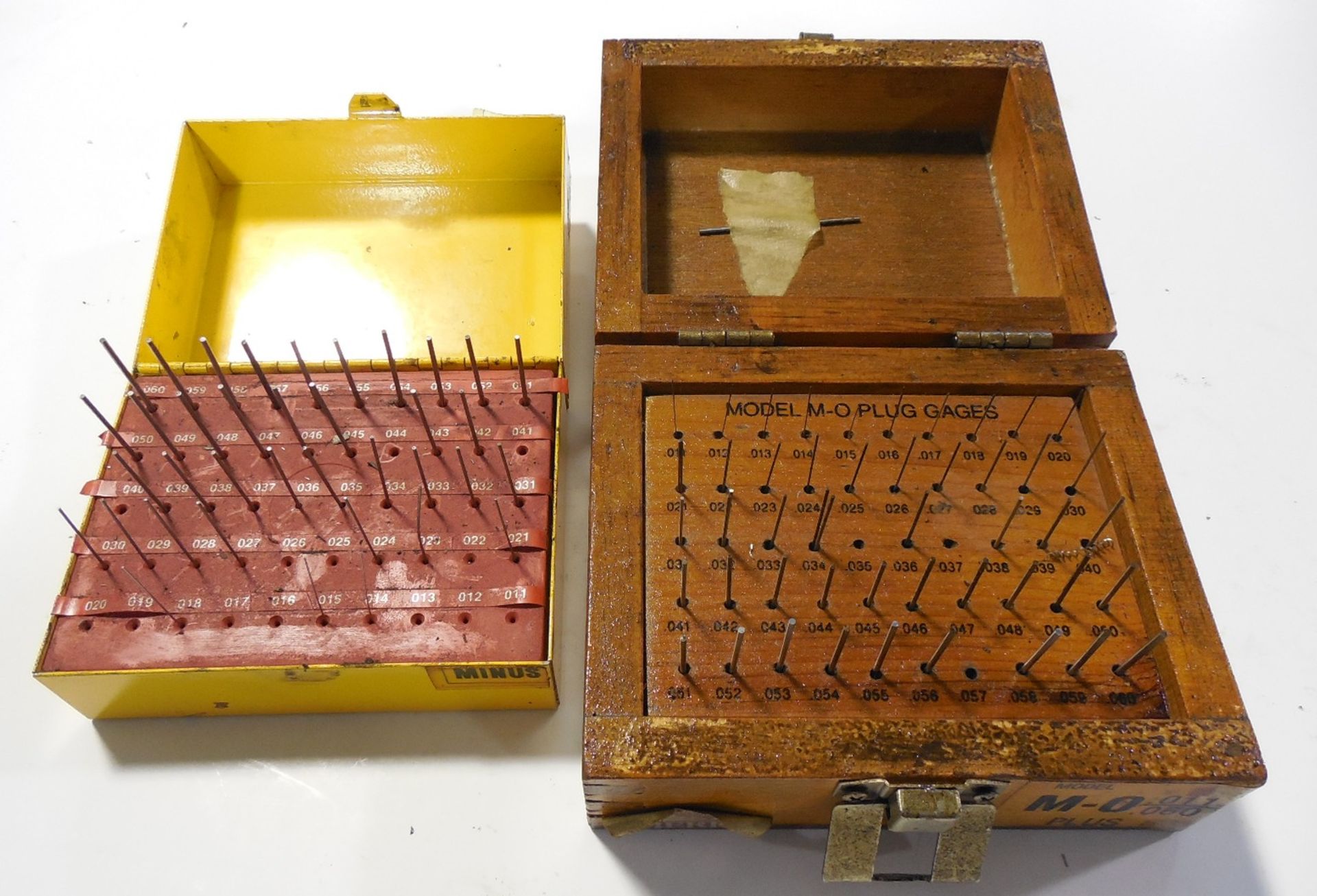 (2) .011-.060 WIRE PIN GAGE SETS