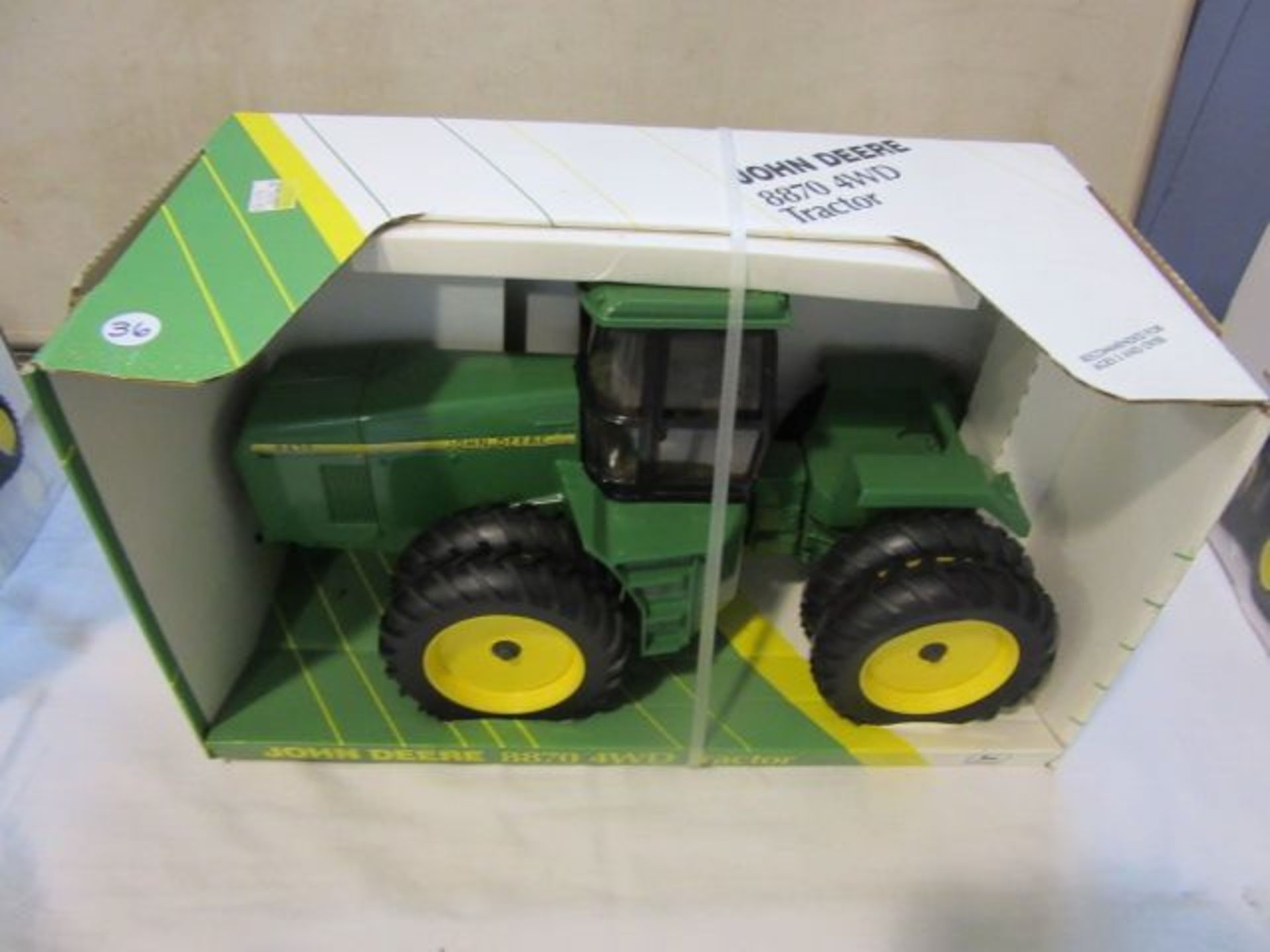 Ertl John Deere 8870 4WD Articulated Tractor w/Enclosed Cab & Dual Front & Rear Wheels, NIB, 1:16 - Image 4 of 4