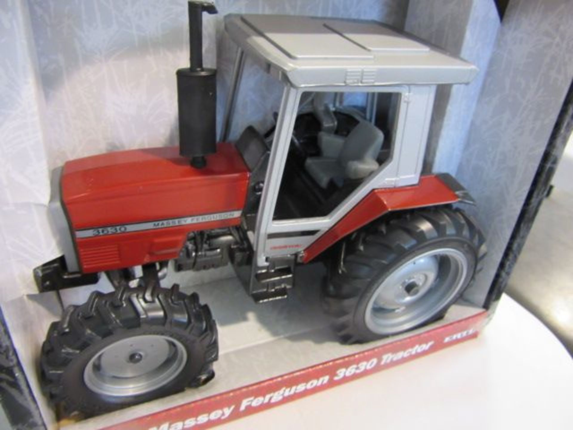 Ertl Massey Ferguson 3630 4WD Tractor w/Cab, Front Weights, NIB, 1:16 Scale - Image 2 of 4