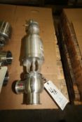 WCB 2-1/2" 2-Way Clamp Type S/S Air Valve, Model WVALVE 04340, S/N 339223-03