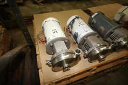 Ampco 5 hp / 2.5 hp Centrifugal Pump, Model C216 with 2" x 1-1/2" Clamp Type S/S Head and 3450 /