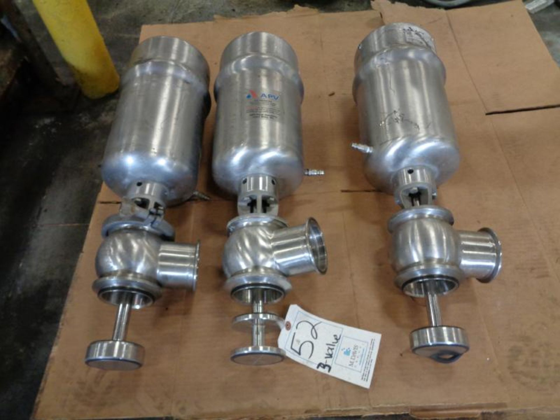 APV 3 inch Air Valves (Note: Missing Bottoms)