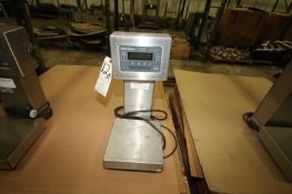 Weigh-Tronix S/S Digital Scale,  with 9 x 9 Platform (12 x .005 lb. Capacity)