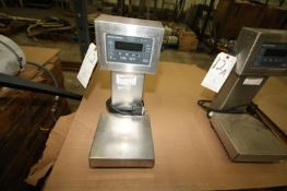 Weigh-Tronix S/S Digital Scale, S/N 005444 with 9 x 9 Platform (12 x .005 lb. Capacity)