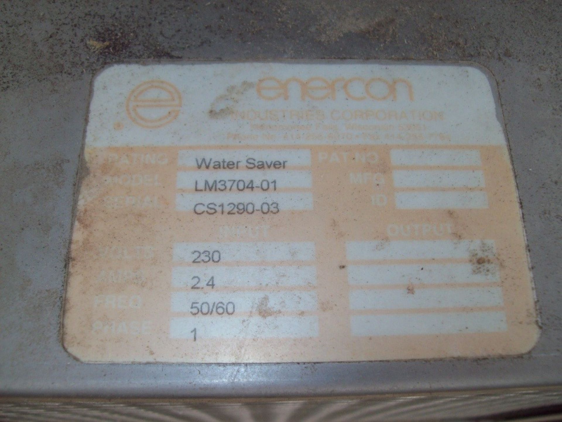 2009 Enercon Induction Cap Sealer, Model LM3345-04 & LM3704-01, S/N C14883 & CS1290-03,  43 MM Cap - Image 6 of 6