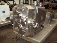 G&H 7-1/2 HP Skid Mounted Positive Displacement Pump, Model 822, S/N 95-1-4792A, 1730 RPM, 4"