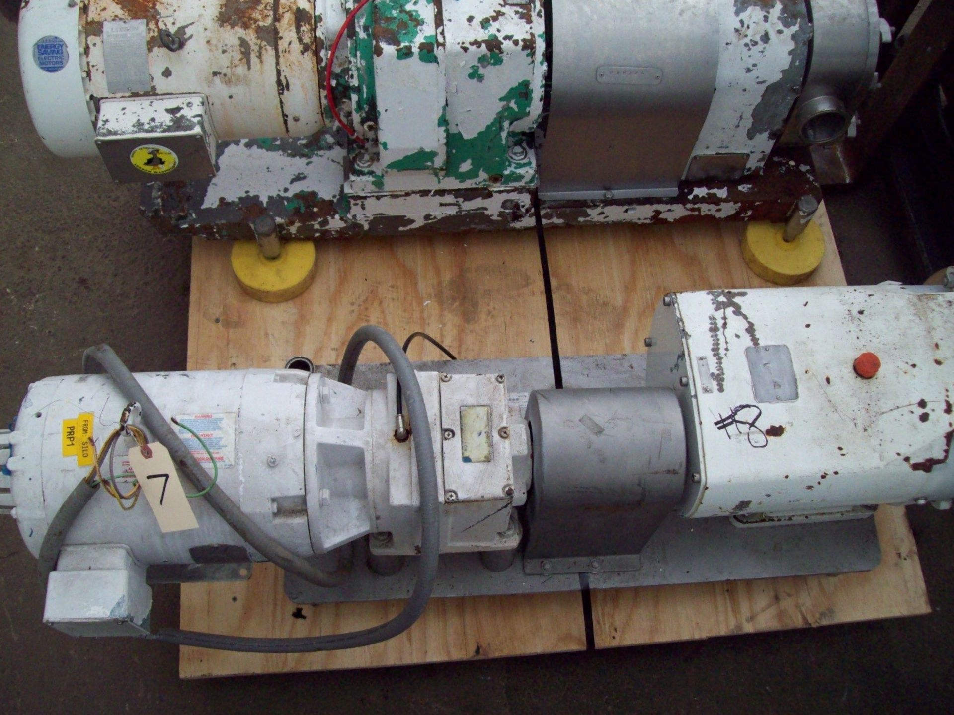G&H 5 HP S/S Rotary Positive Displacement Pump, Model 732, S/N 94-12-4770A, 1760 RPM, 4” Inlet and