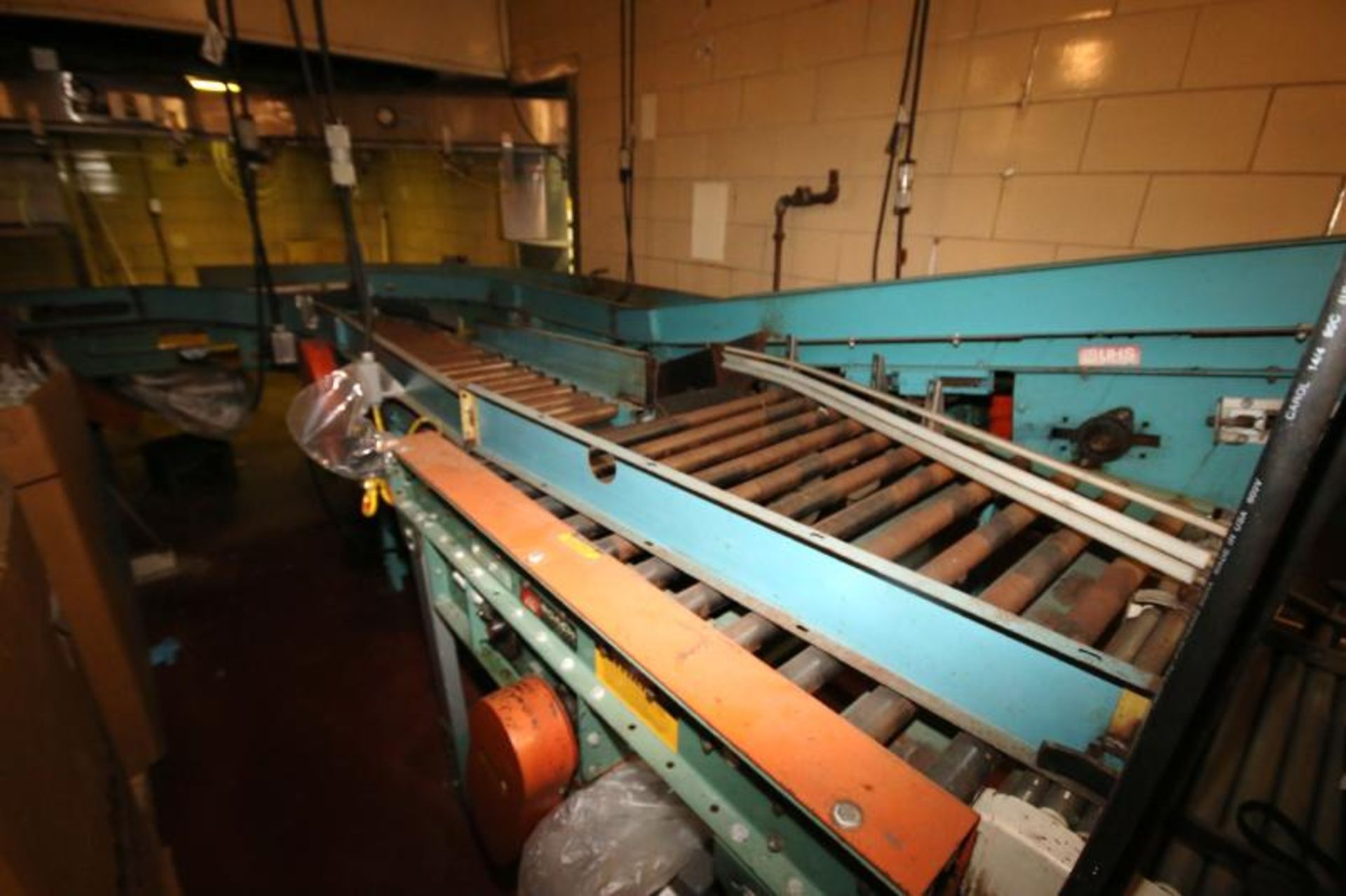 Aprox. 100 ft. Roach / Brano Case Conveyor
System, Power Roller & Belt Type with Straight - Image 2 of 6