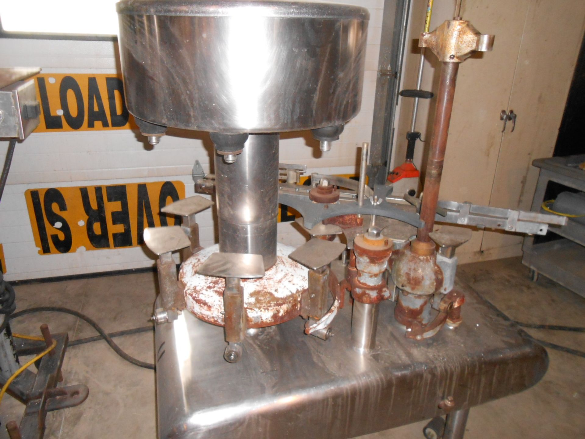 Federal 6 Valve Filler, Missing Motor, Capper, Drive and Chain Incomplete, Recommended For Parts - Image 3 of 4