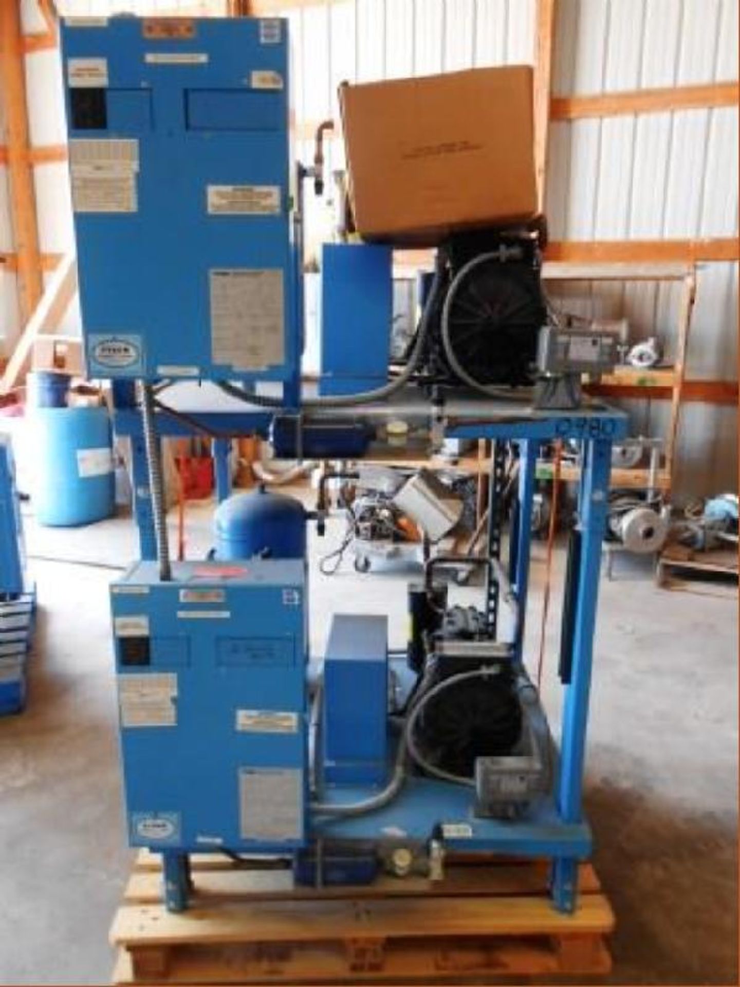 Tyler R22 Packaged Compressor Skid, 20 HP, 3 Ph, Complete with Control and Cooling Fans (LOCATED - Image 3 of 6